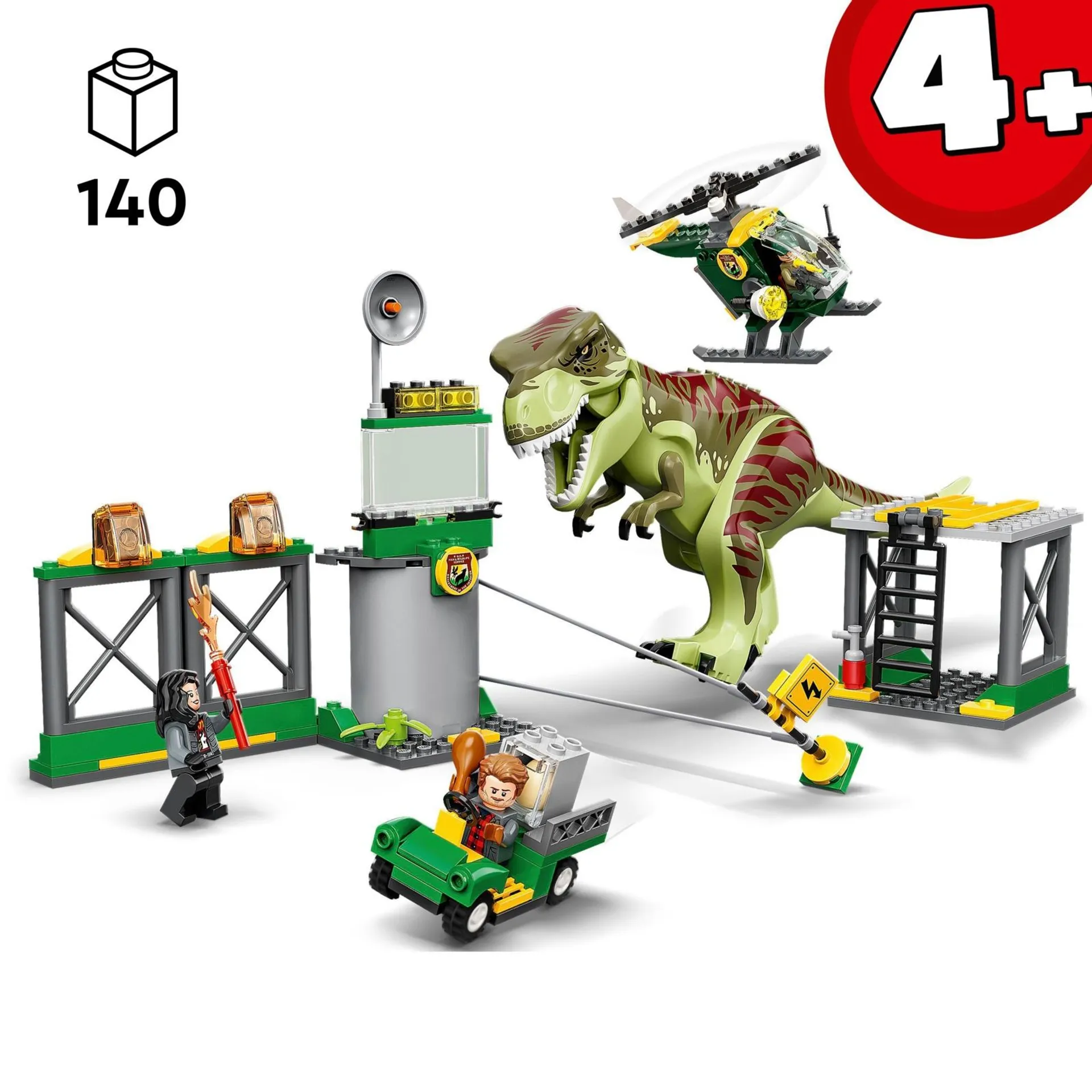 LEGO® Jurassic World  76944 T. rex dinosauruksen pako - 2