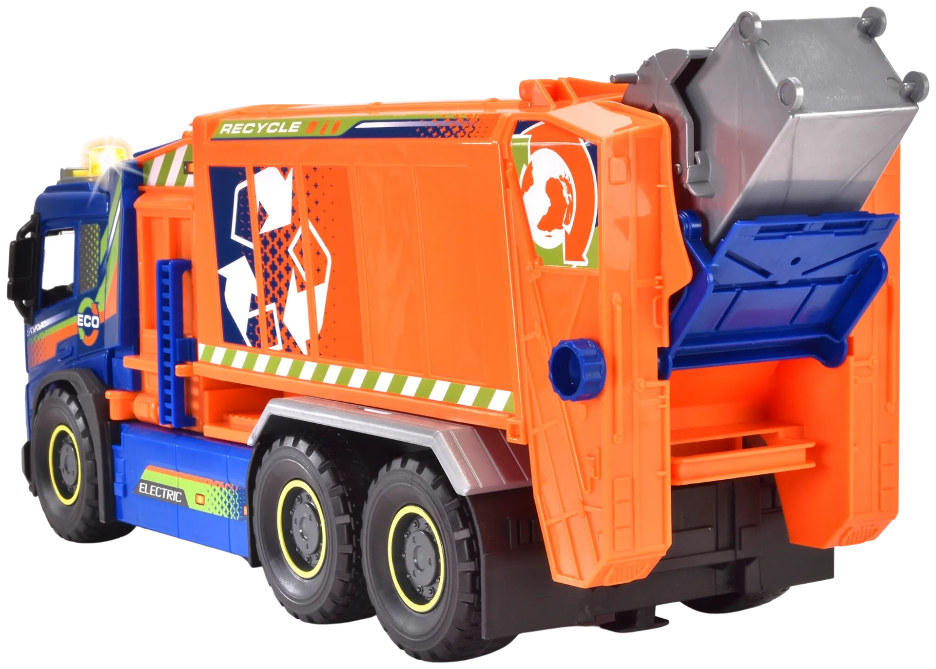 Dickie Toys jättikokoinen Volvo FMX jäteauto, 55 cm - 8