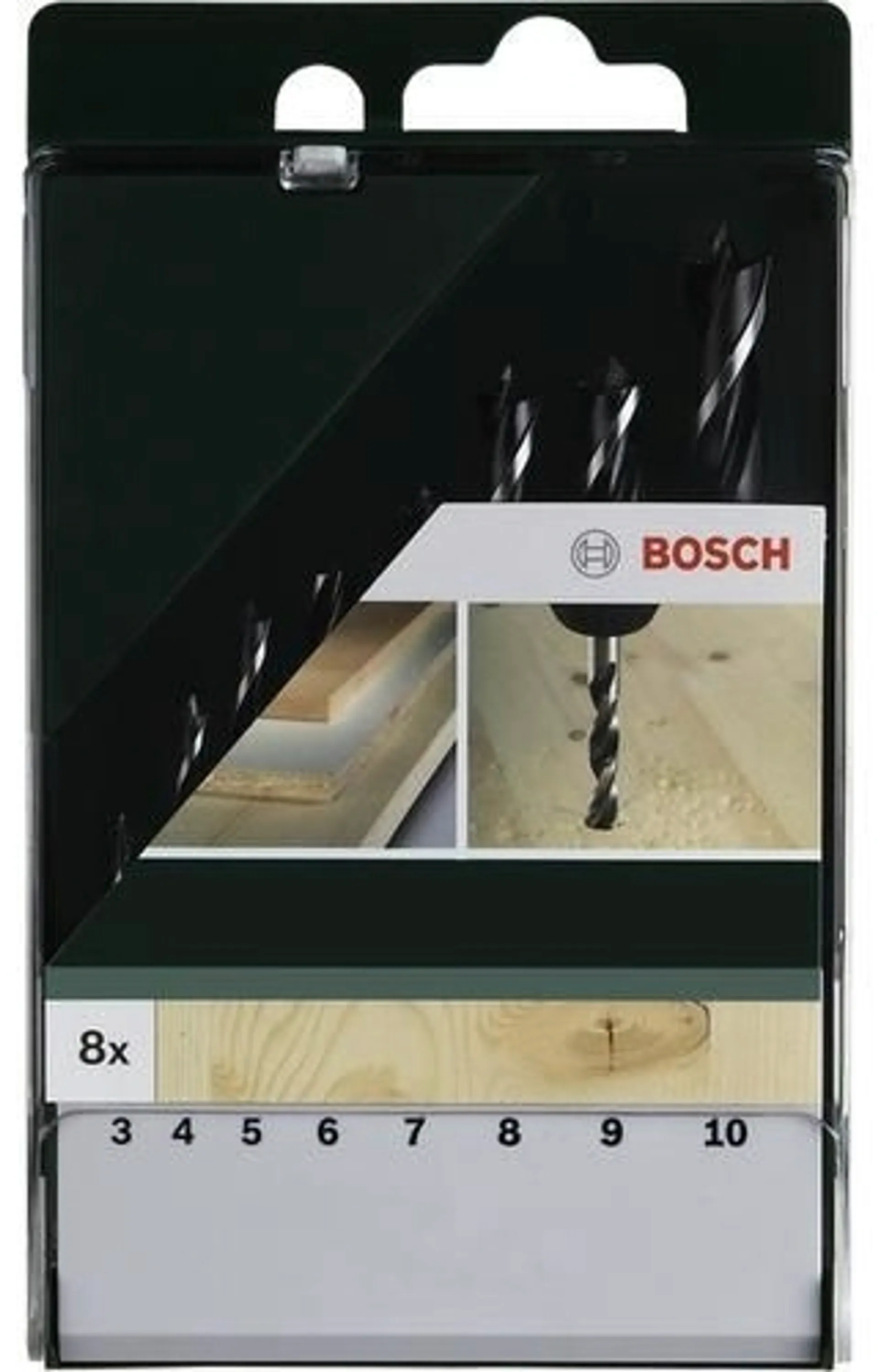 Bosch puukierukkaporanteräsarja 8-osainen