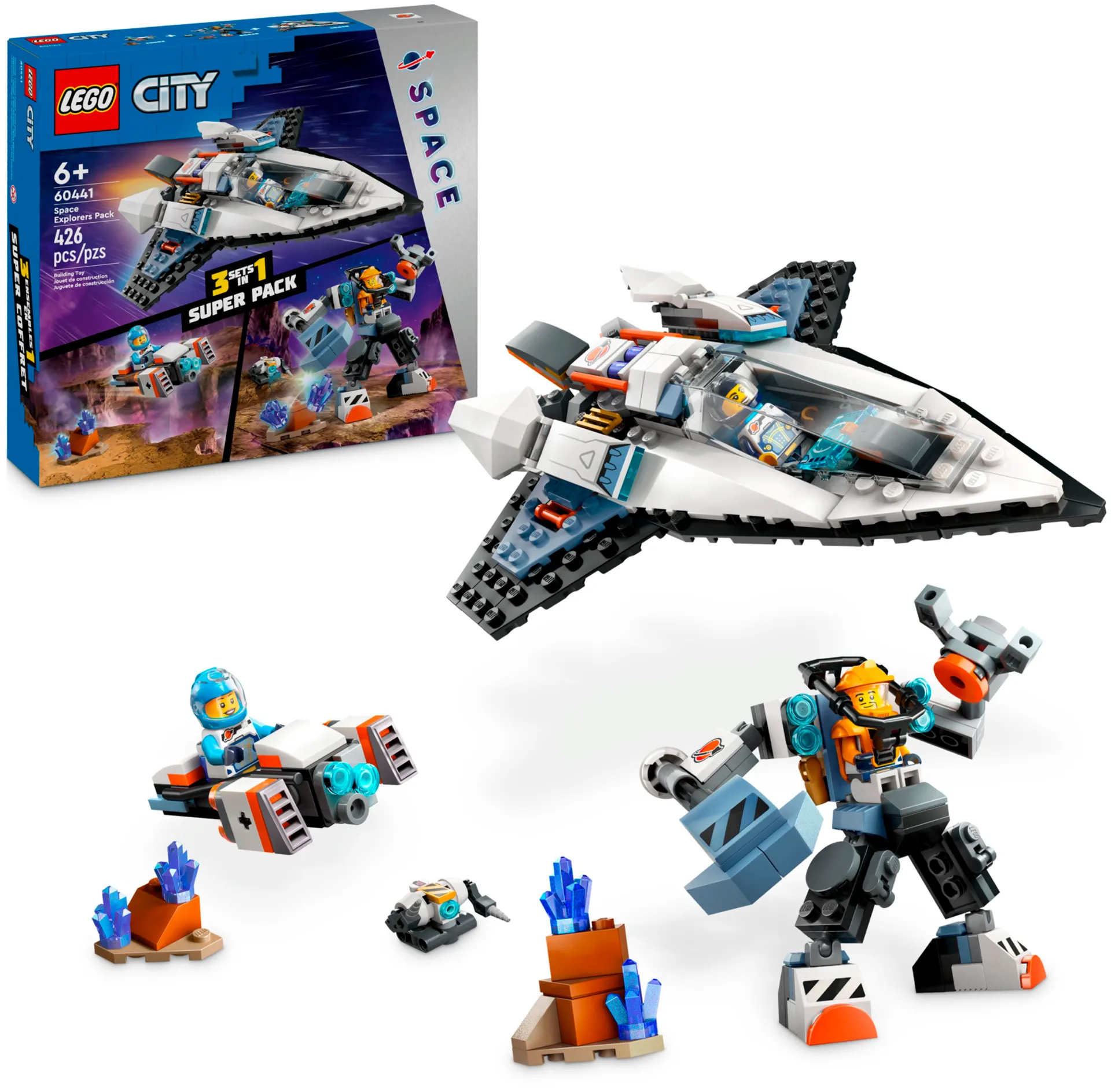 LEGO® City 60441 Avaruustutkijan varusteet, suurpakkaus - 1