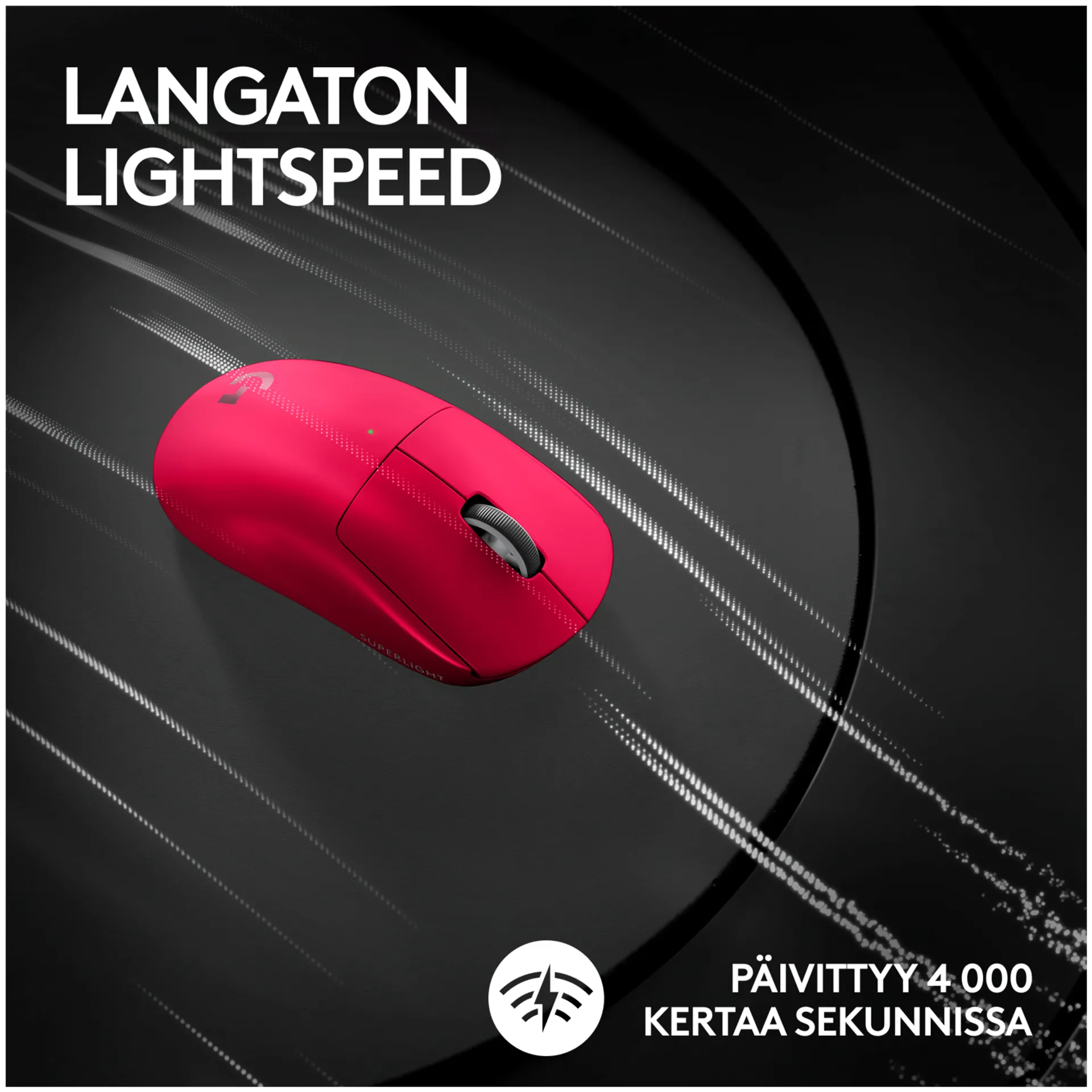 Logitech pro x superlight 2 lightspeed pelihiiri magenta - 6