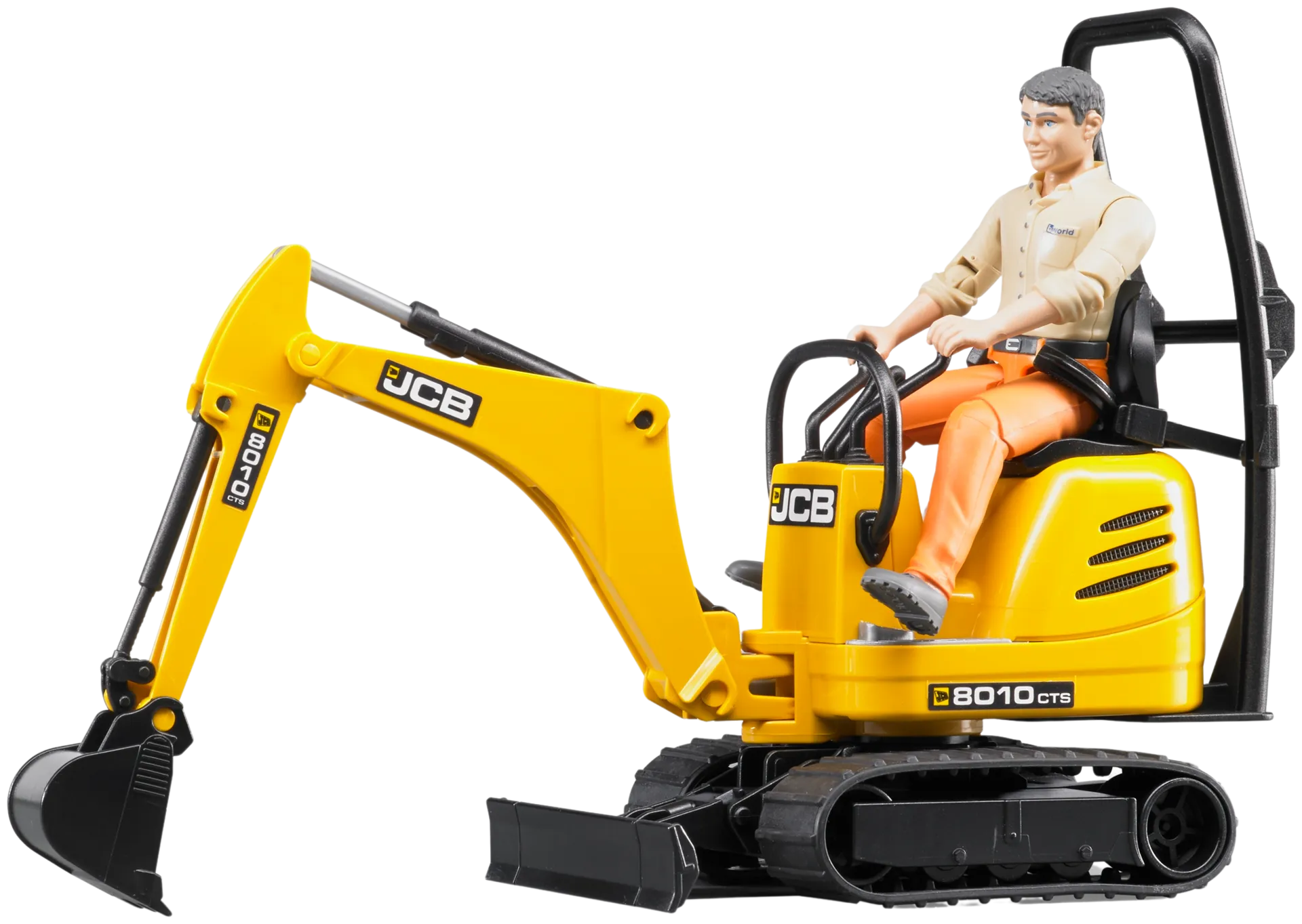 Bruder JCB 8010 CTS minikaivuri ja työntekijä - 1