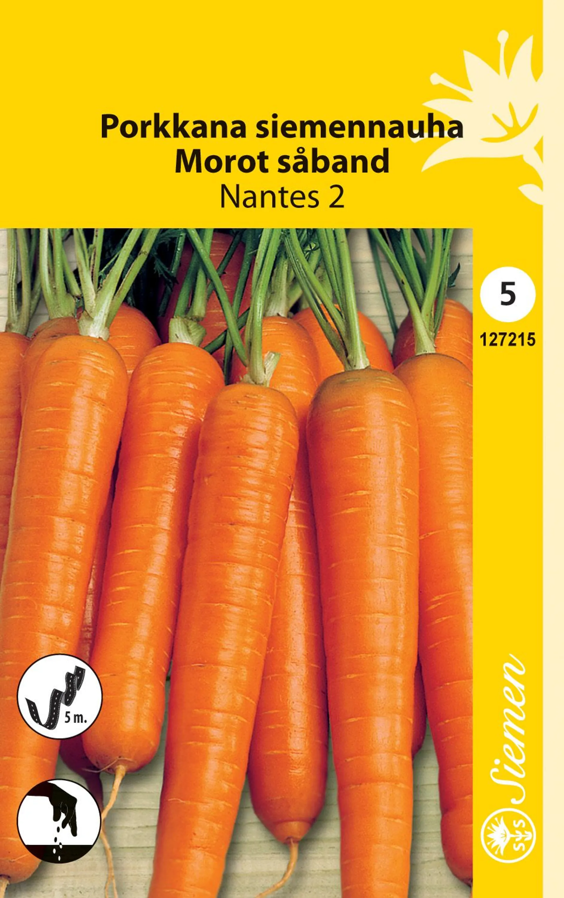 Porkkana Nantes 6 Fancy Siemennauha, Nop
