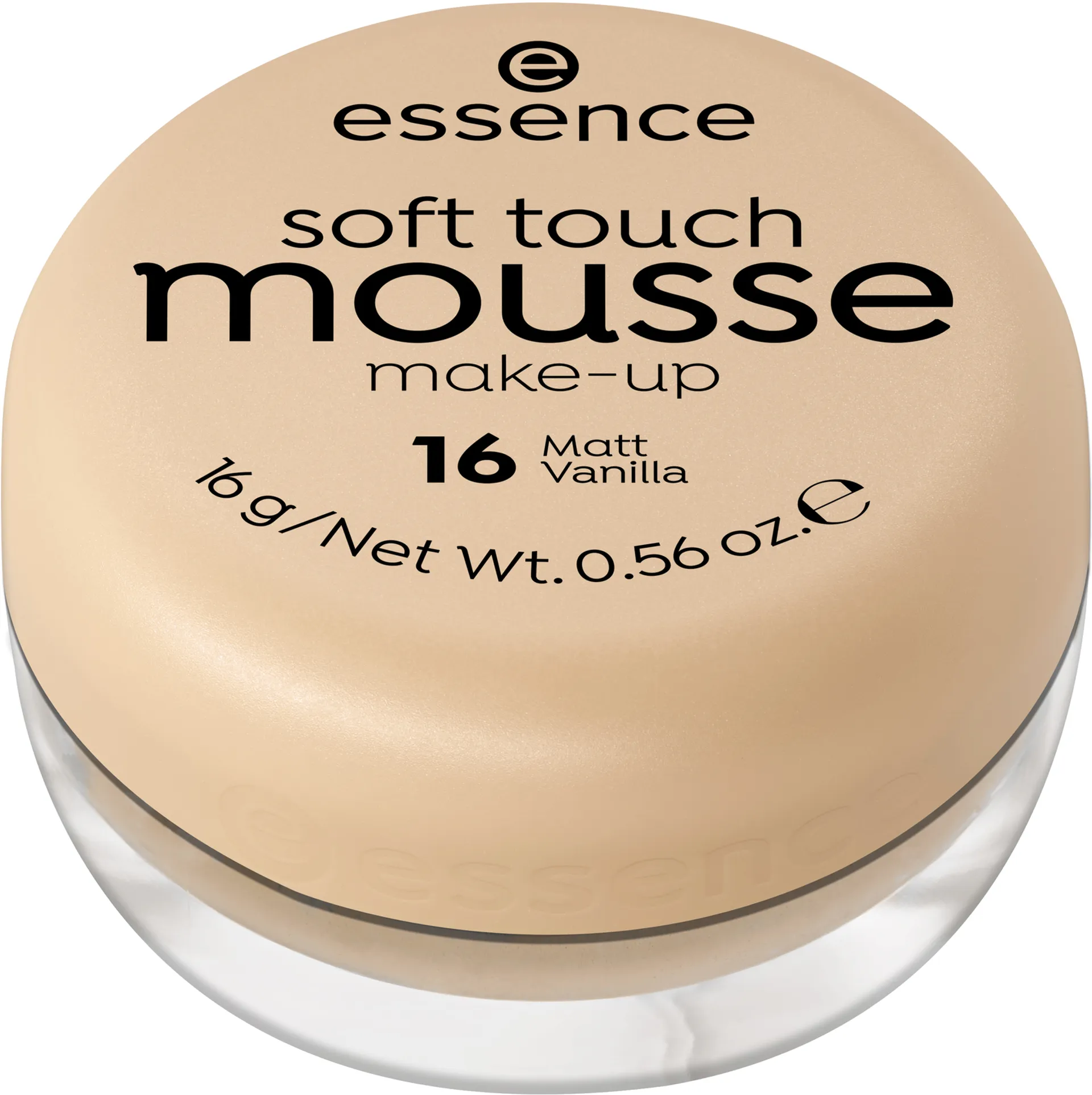 essence soft touch mousse meikkivoide 16g - matt vanilla - 1
