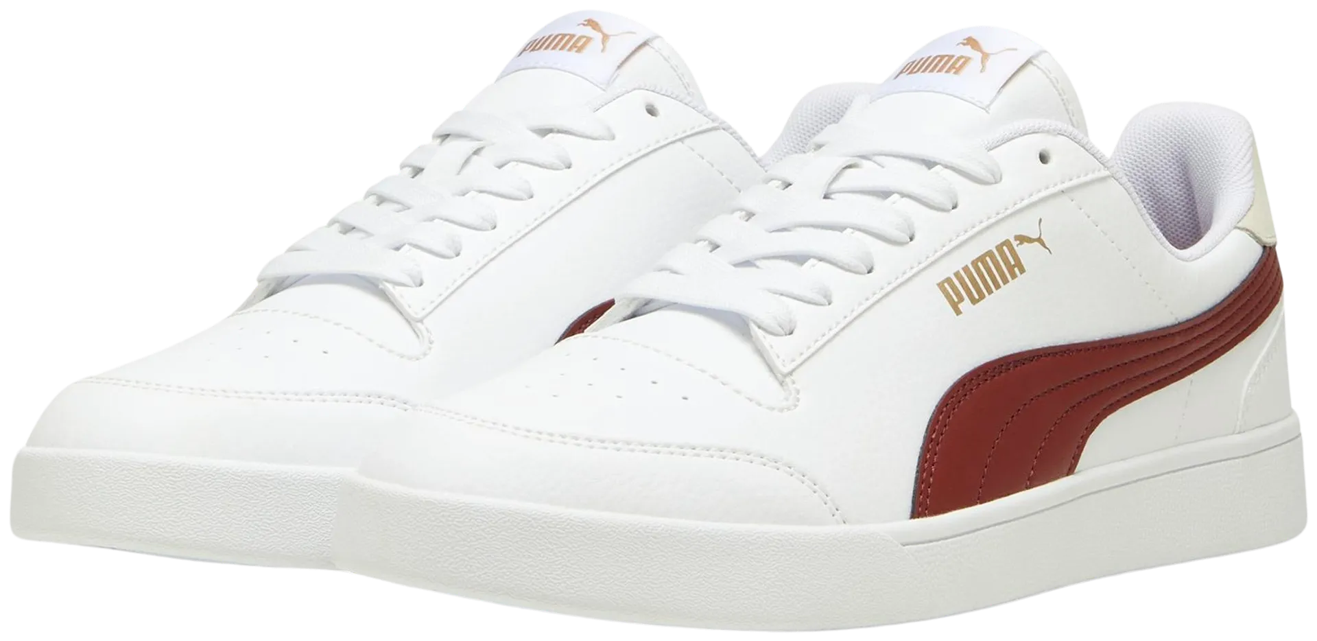 Puma naisten vapaa-ajan jalkine Suffle - PUMA White-Intense Red-Gold - 1