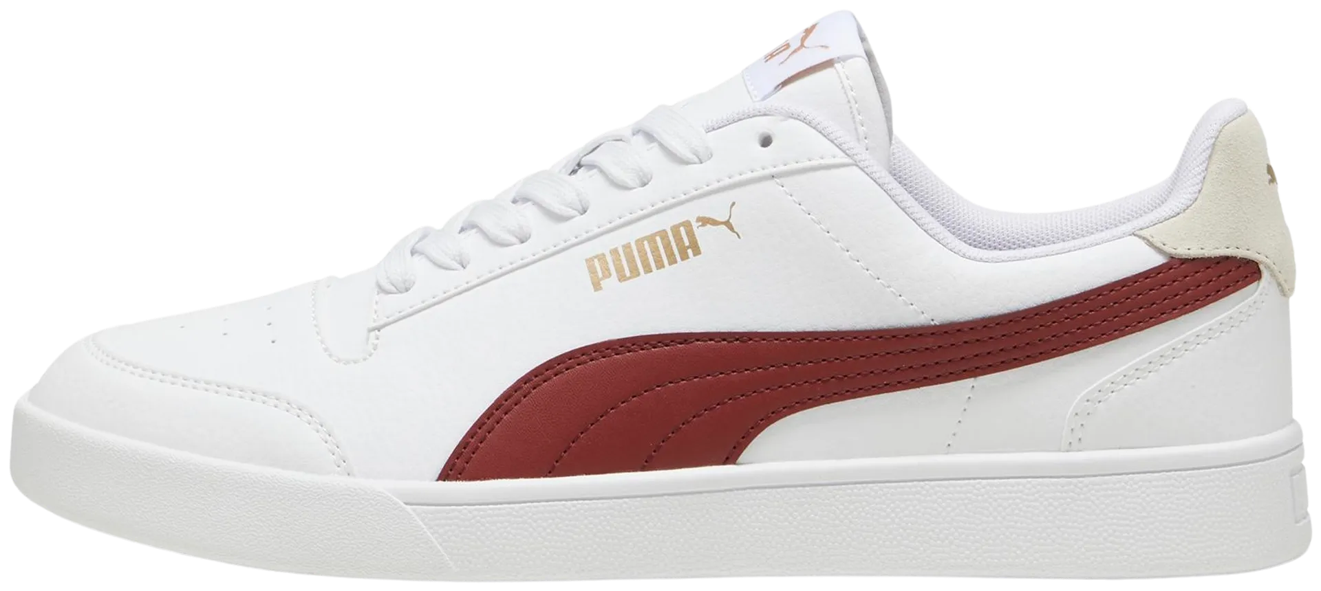 Puma naisten vapaa-ajan jalkine Suffle - PUMA White-Intense Red-Gold - 3