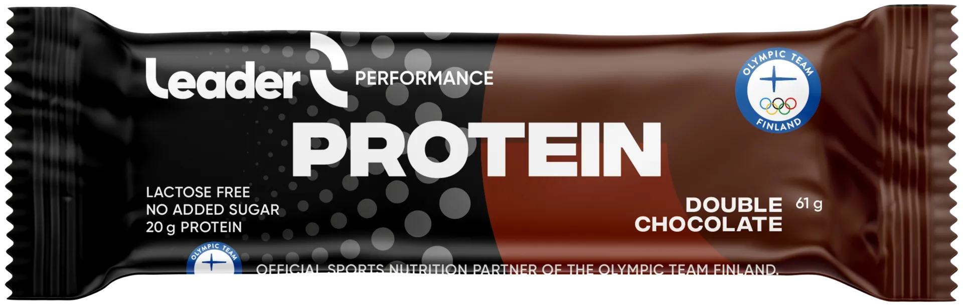 Leader Performance Protein Double Chocolate suklaanmakuinen proteiinipatukka 61 g