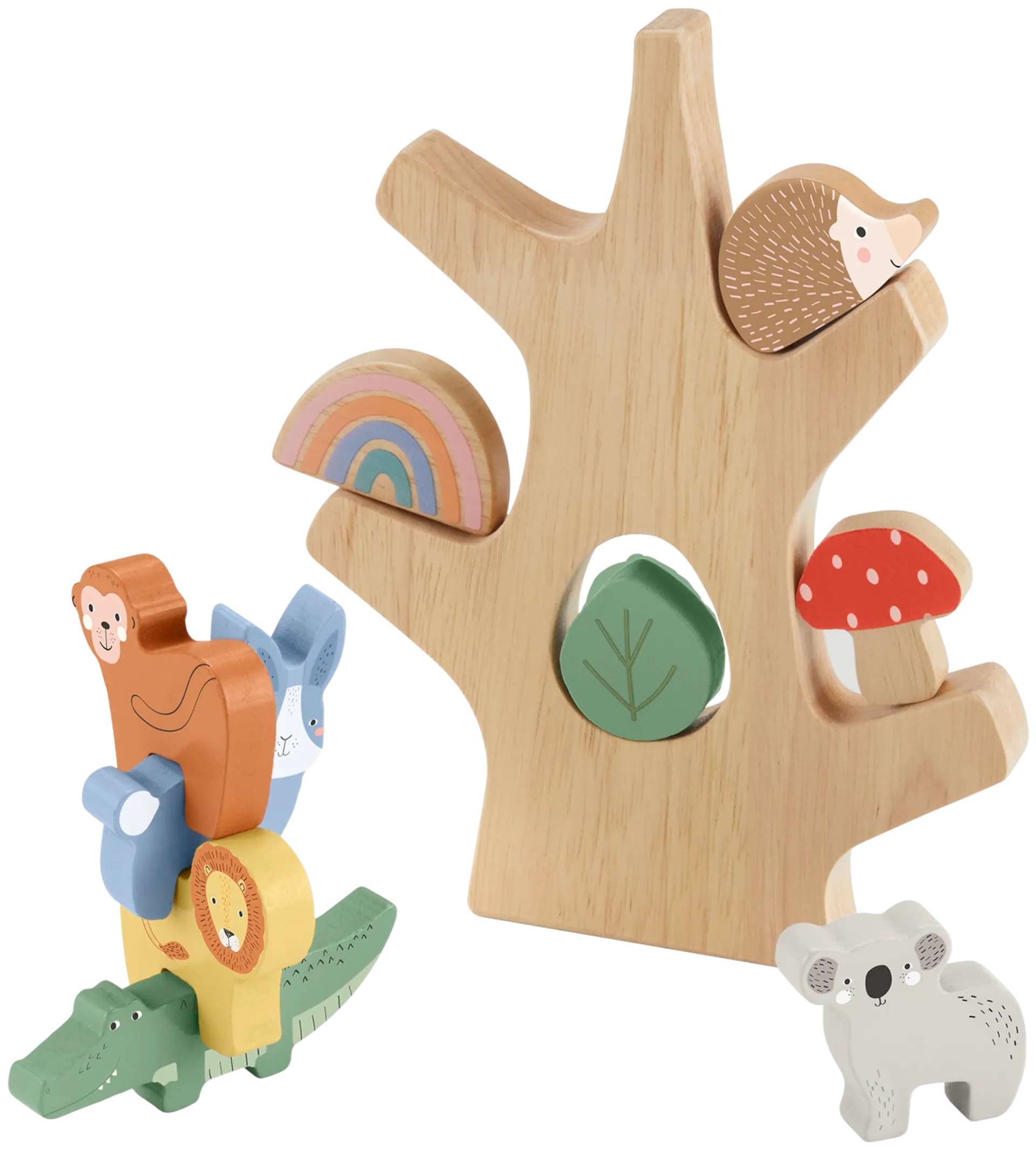 Fisher-Price Puu - puinen pinoamislelu - 1