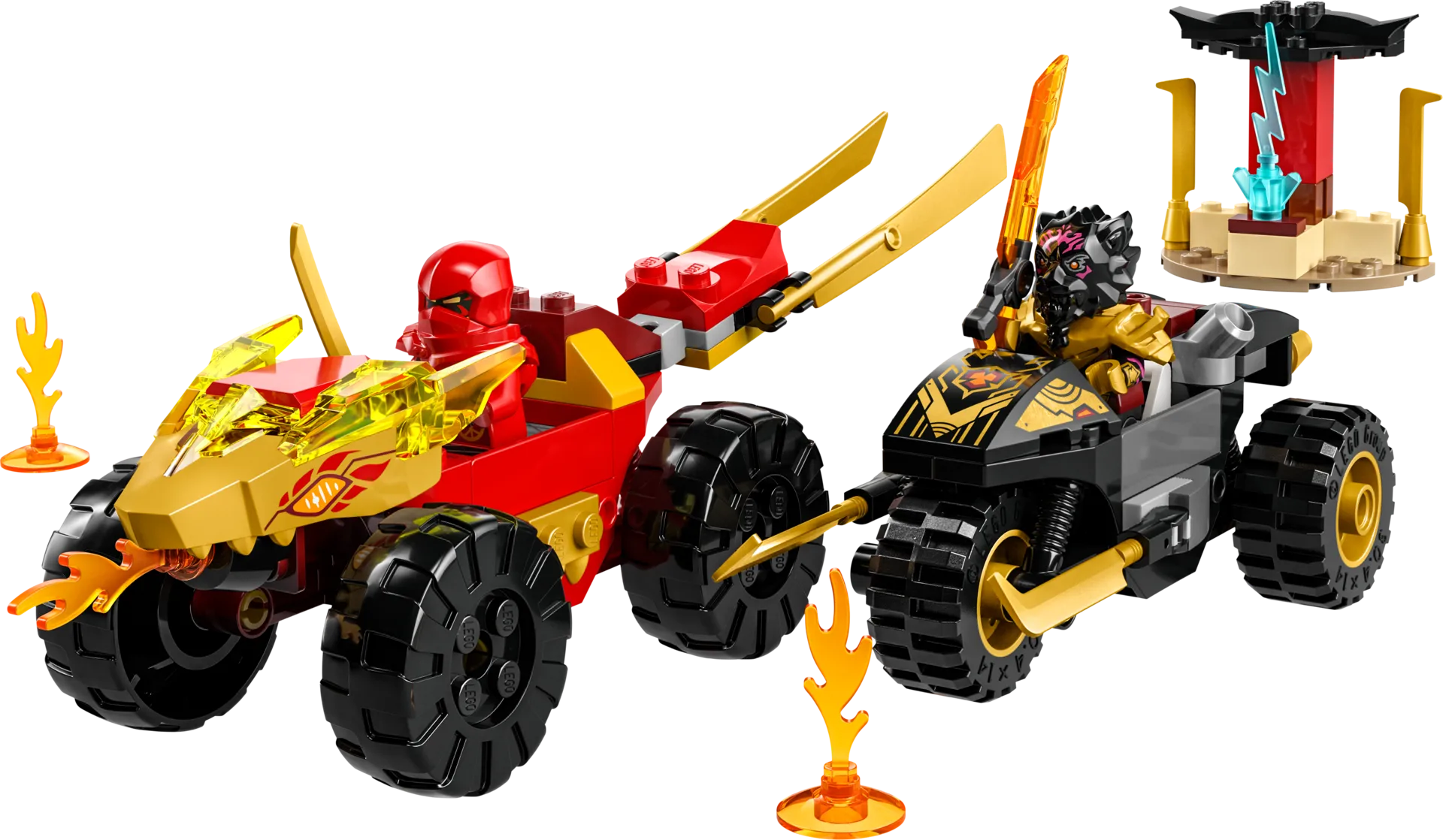 LEGO® NINJAGO® 71789 Kain ja Rasin auto- ja motskaritaistelu - 5