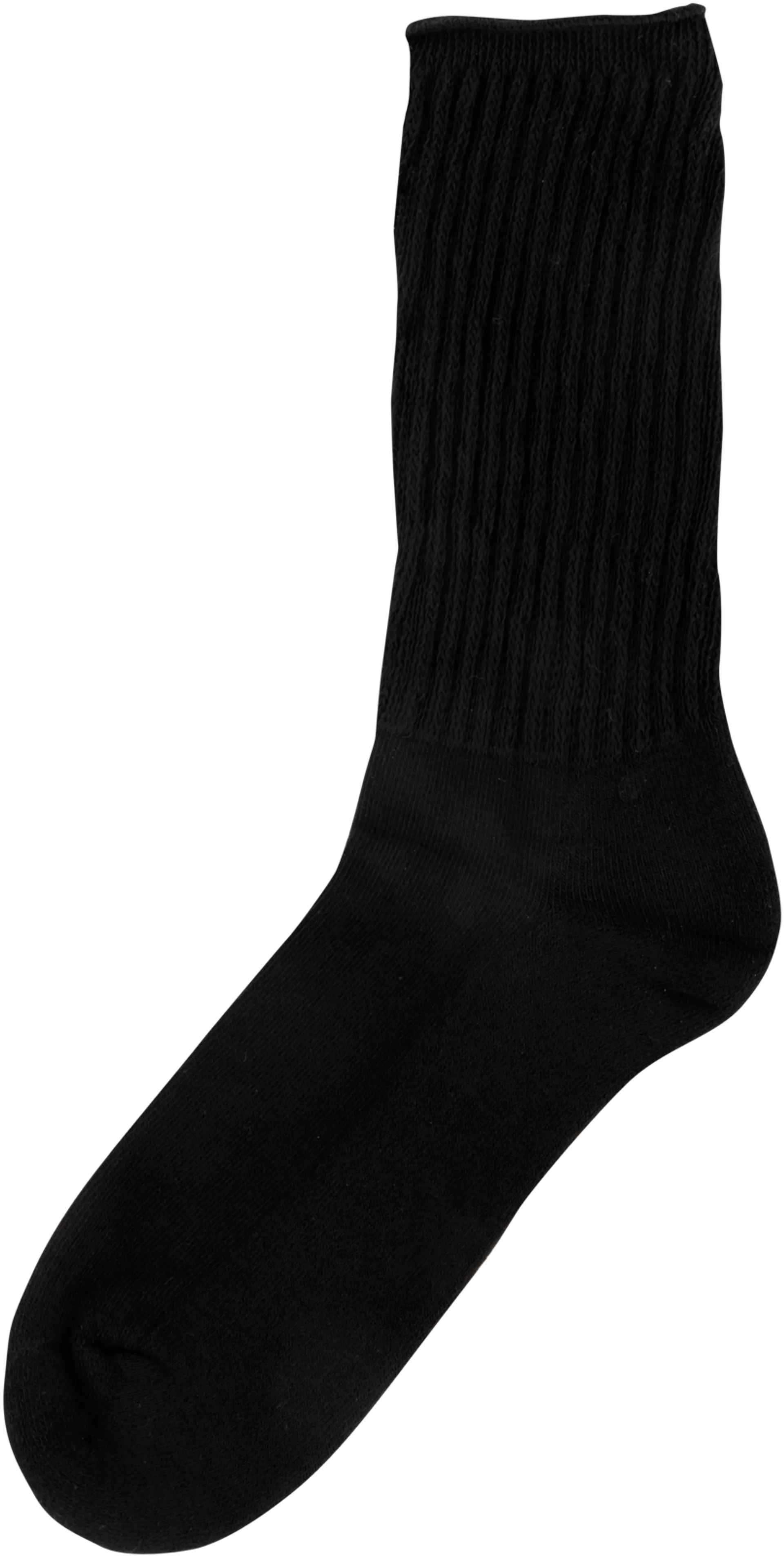 House miesten kiristämättömät sukat 193HNO2405 2-pack - Dk grey/ black - 3