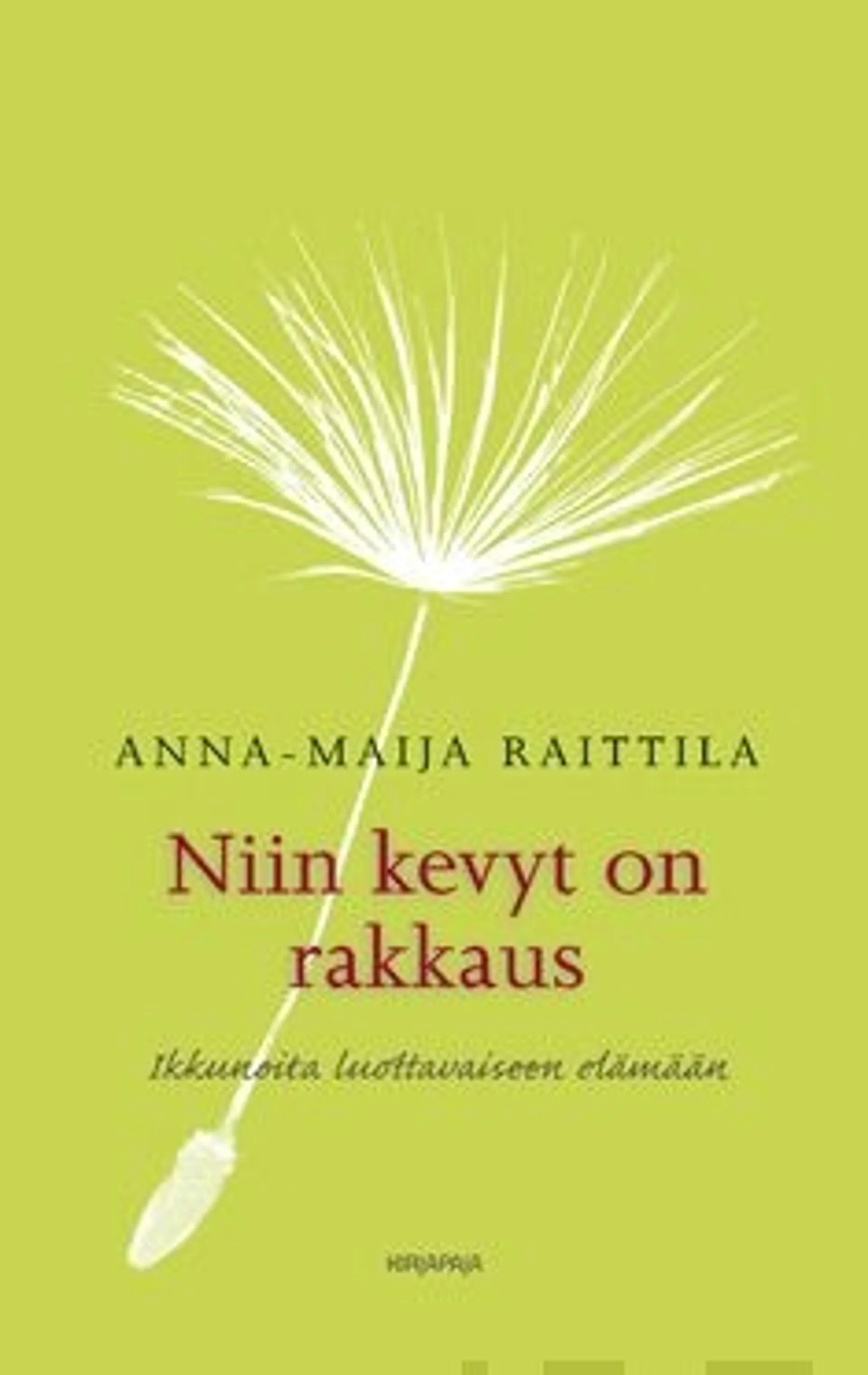 Raittila, Niin kevyt on rakkaus