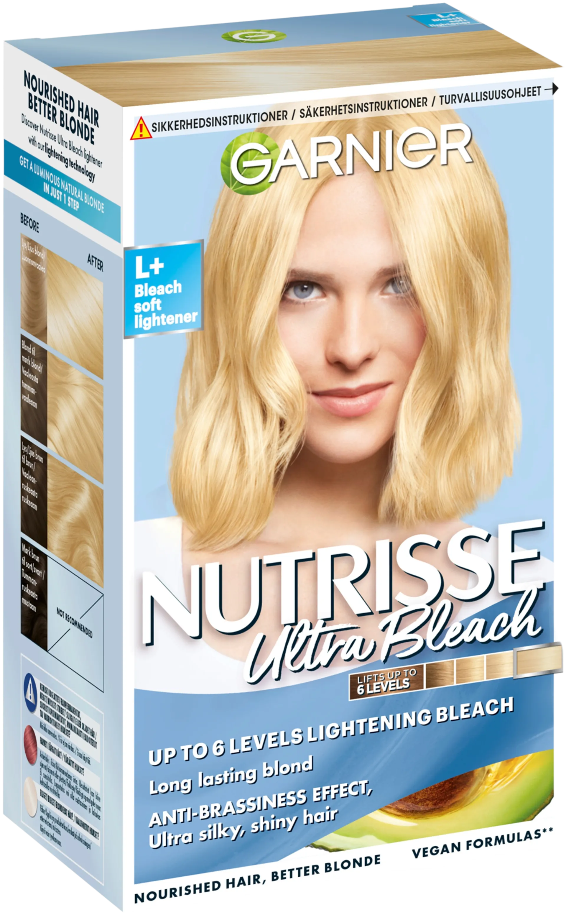 Garnier Nutrisse Ultra Bleach L+ Bleach Soft Lightener värinpoisto 1kpl - 1