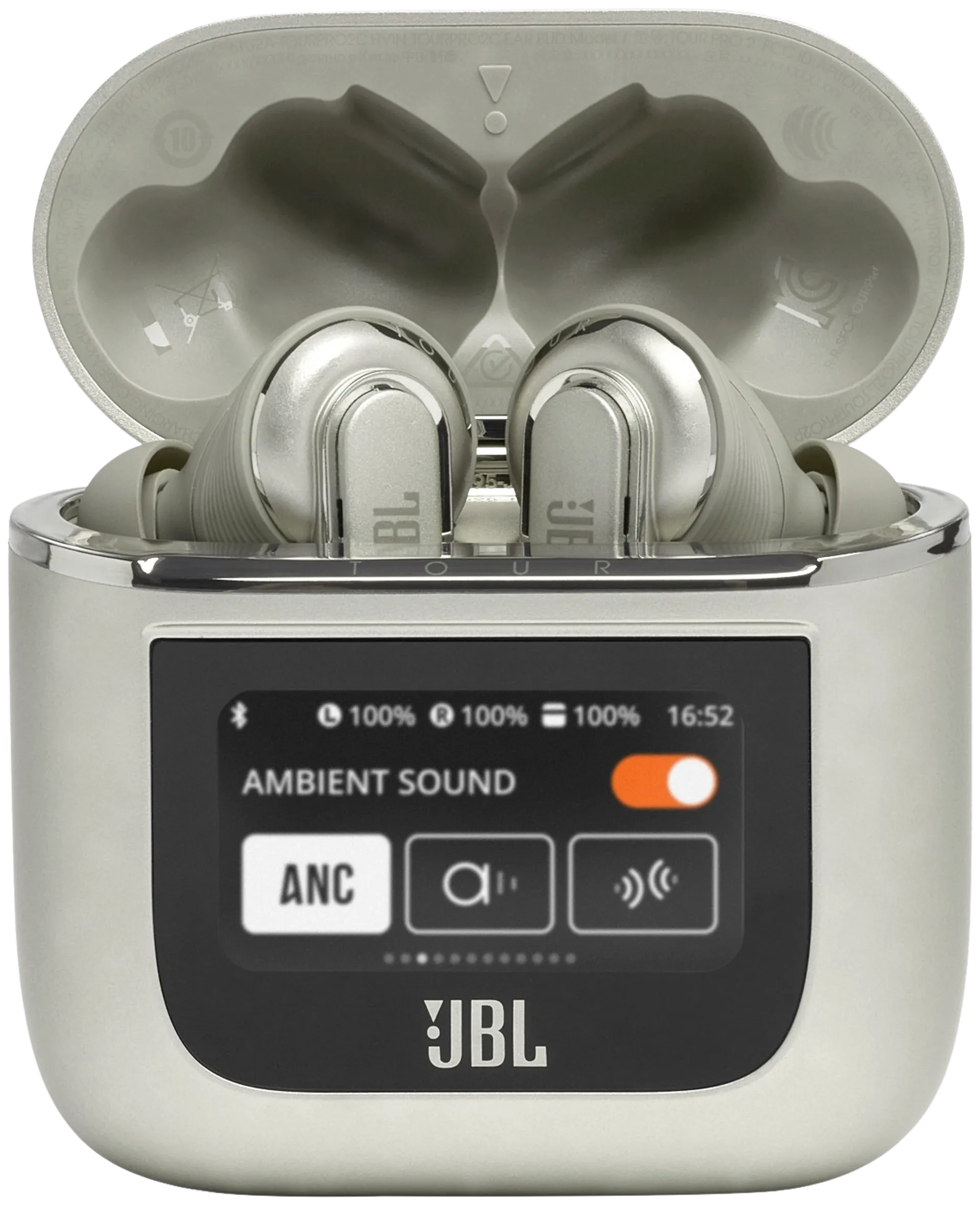 JBL Bluetooth vastamelunappikuulokkeet Tour Pro 2 samppanja - 2