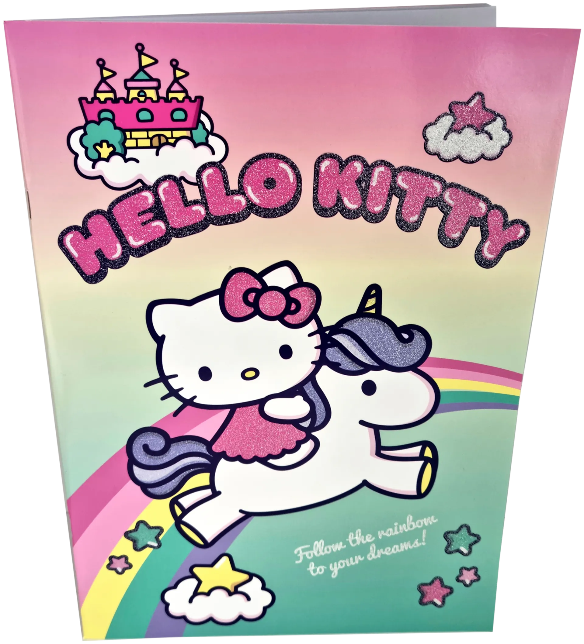 Hello Kitty värityskirja, 4 erilaista kansivaihtoehtoa, sis. 32 väritettävää sivua - 2