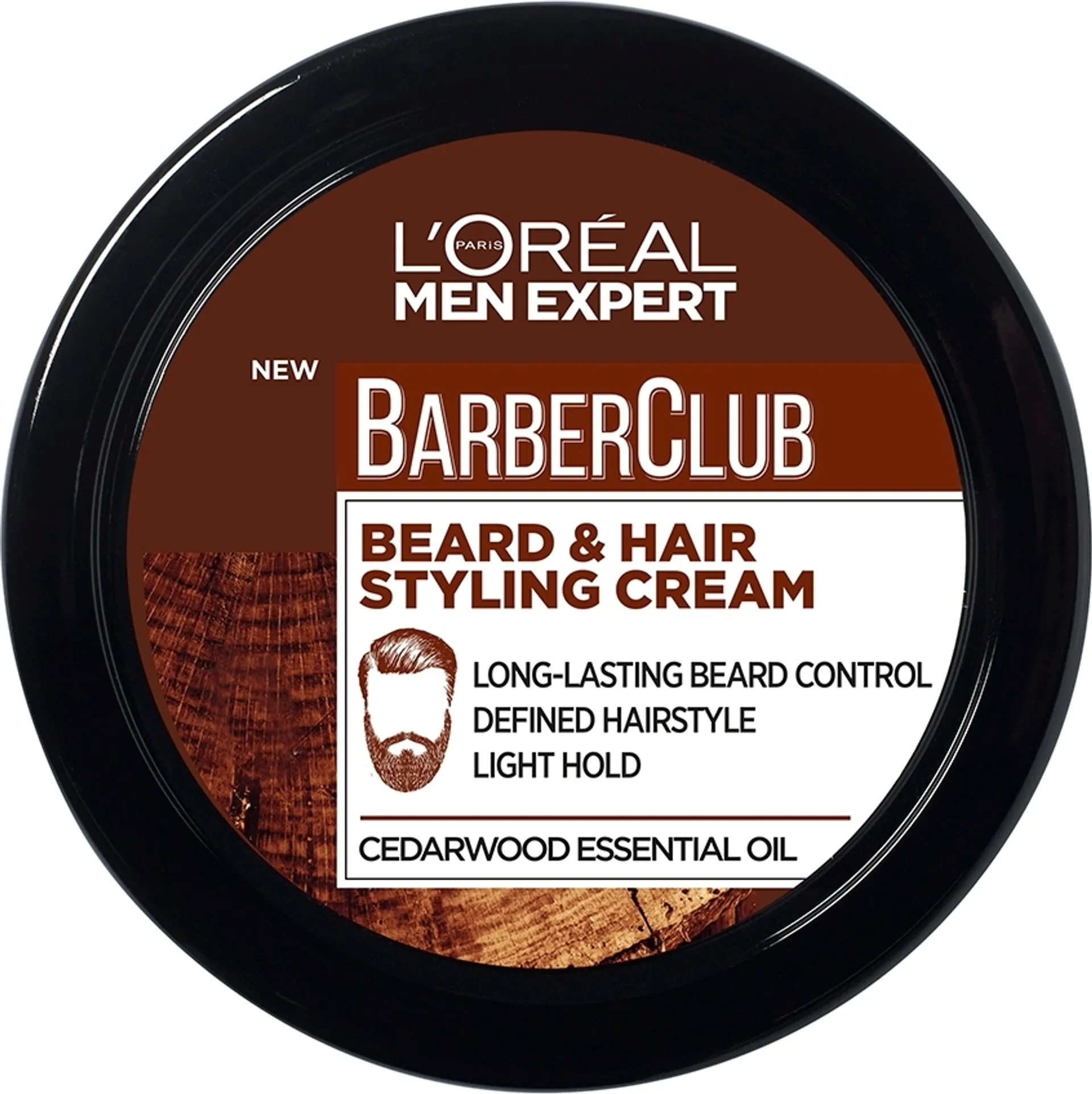 L'Oréal Paris Men Expert Barber Club Beard & Hair Styling Cream parran ja hiustenmuotoiluvoide 75ml - 1