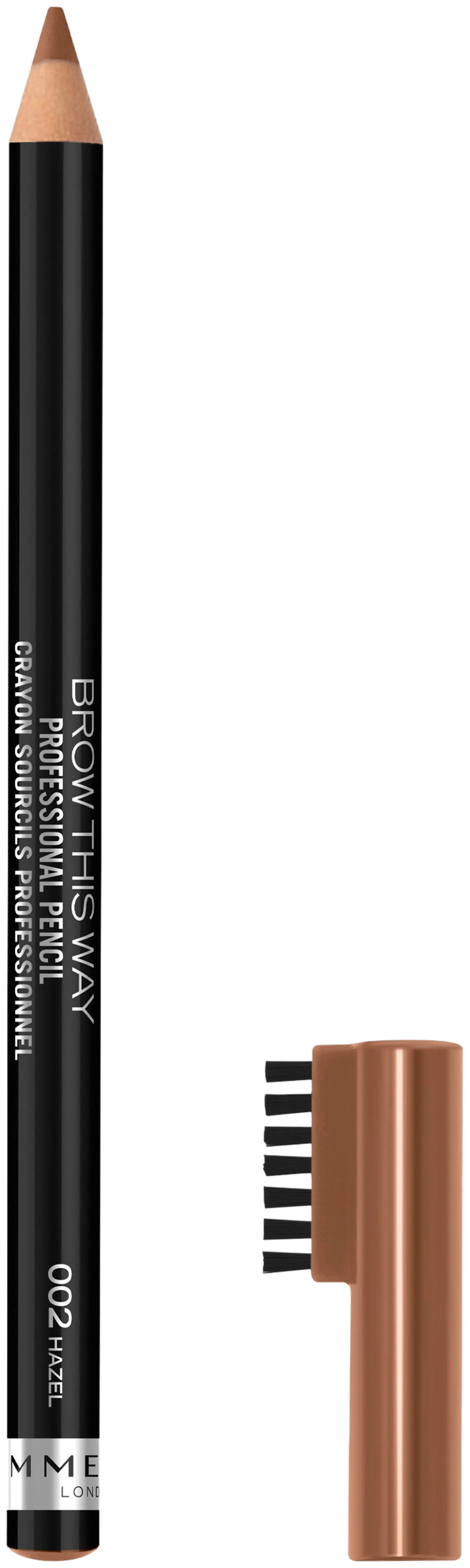 Rimmel 1,4g Professional Eyebrow Pencil 002 Hazel kulmakynä - 2
