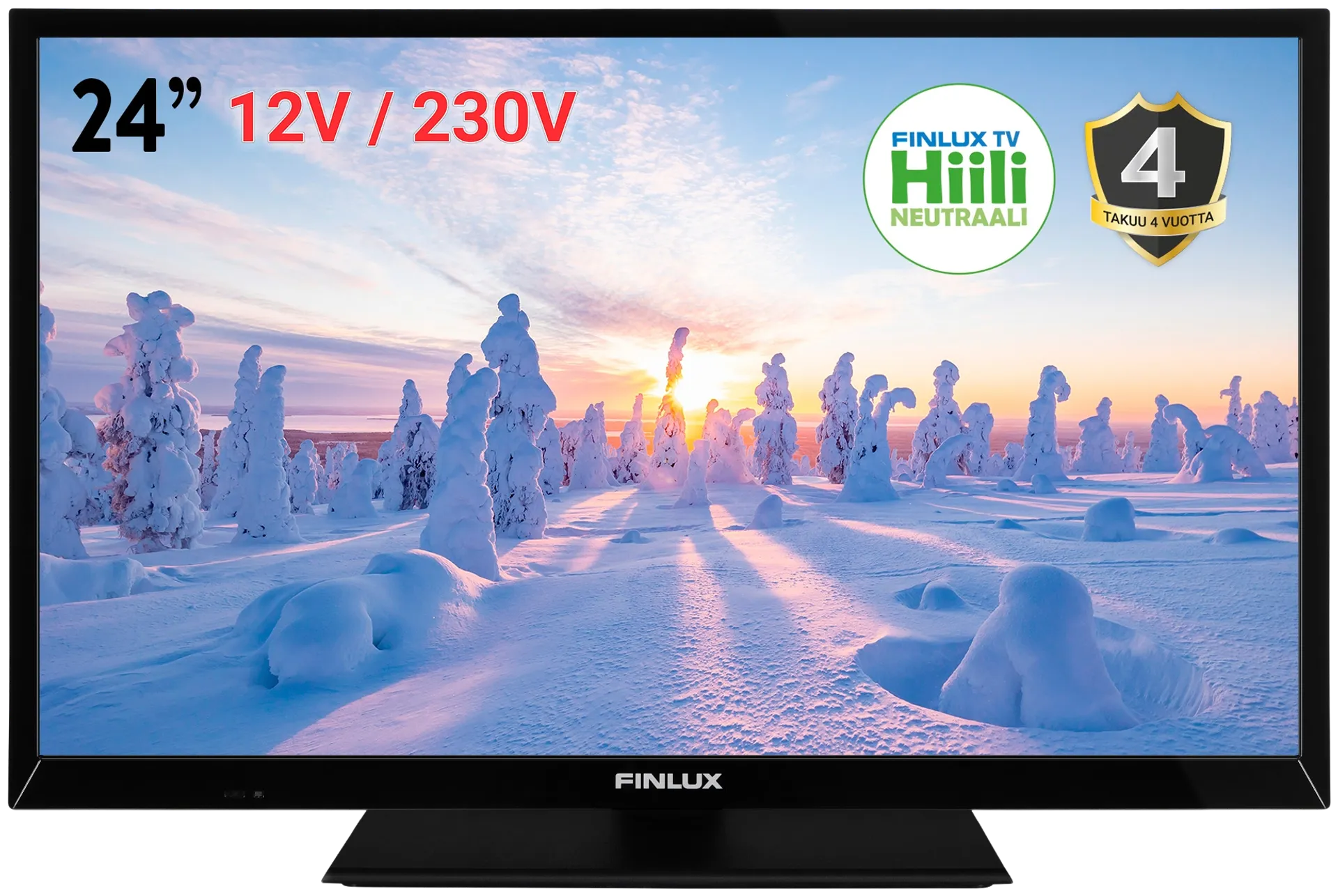 Finlux 24" HD Ready LED TV 12V sekä 230V käyttöjännitteellä 24M6.2ECI-12 - 3