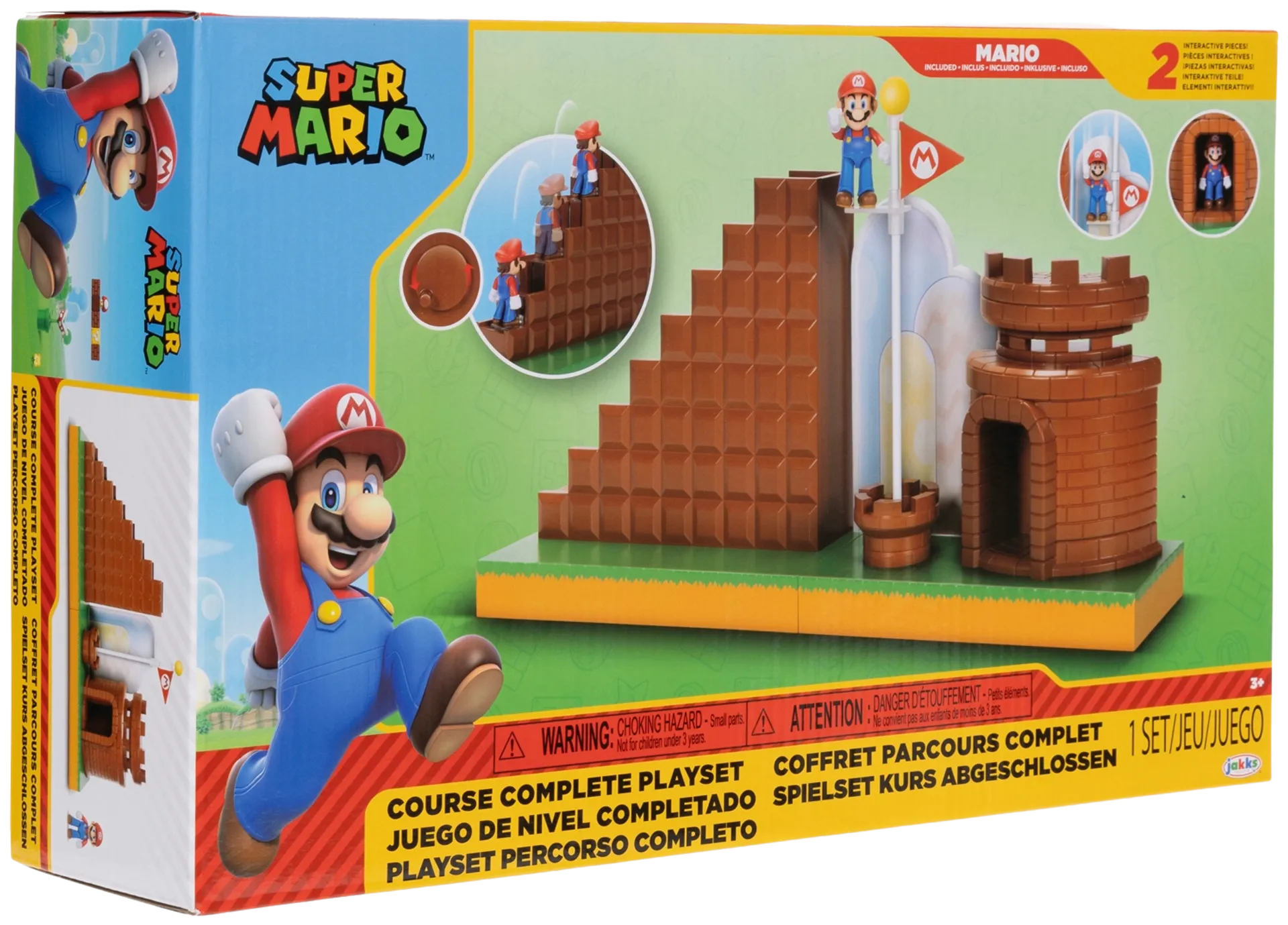 Nintendo leikkisetti Super Mario 2.5" Level End Playset - 4