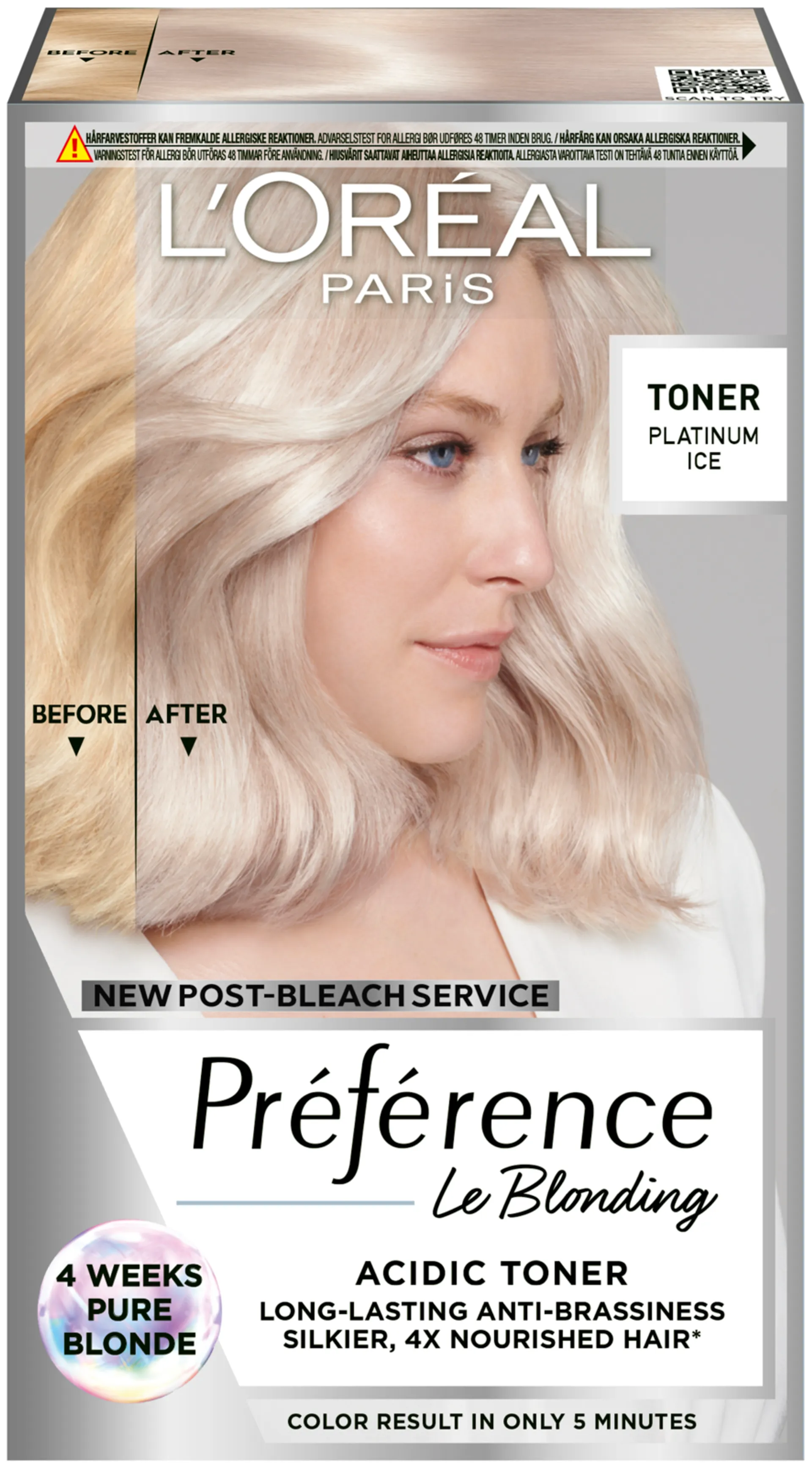 L'Oréal Paris Préférence Le Blonding Platinum Ice sävyte 1 kpl - 2