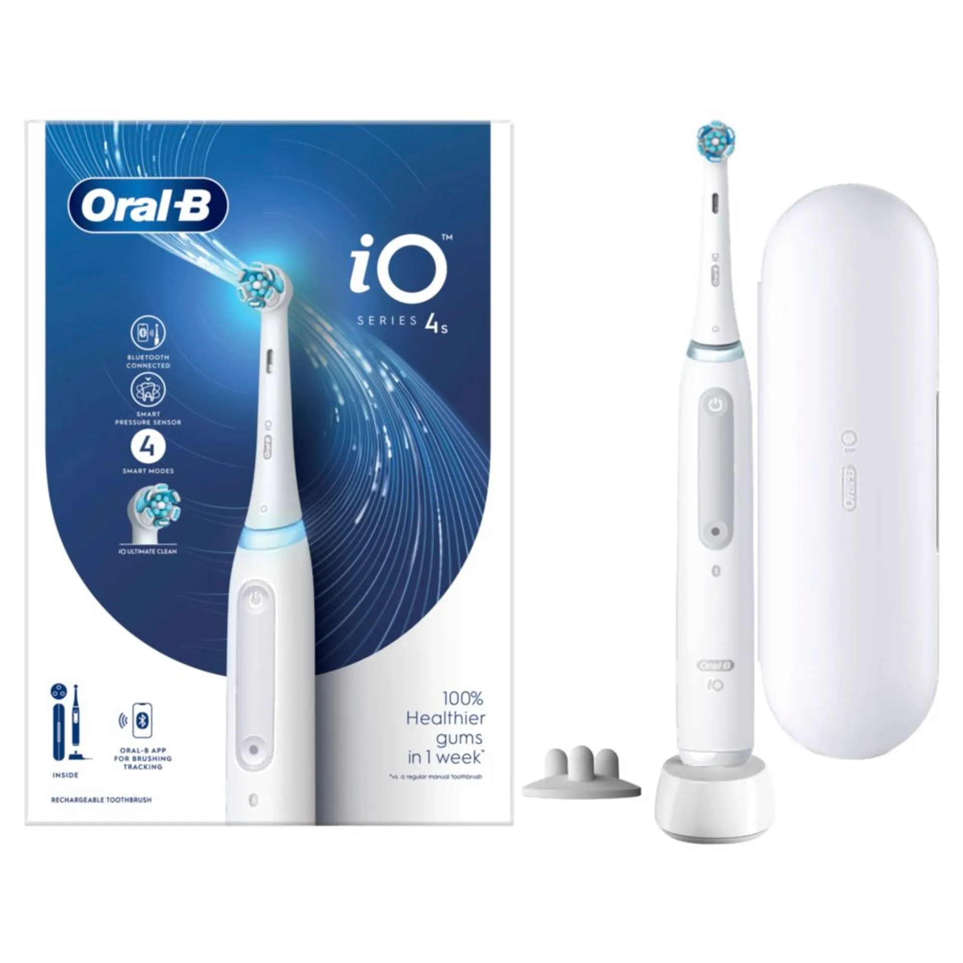 Oral-B iO 4S White -Sähköhammasharja Braun-tekniikalla - 3