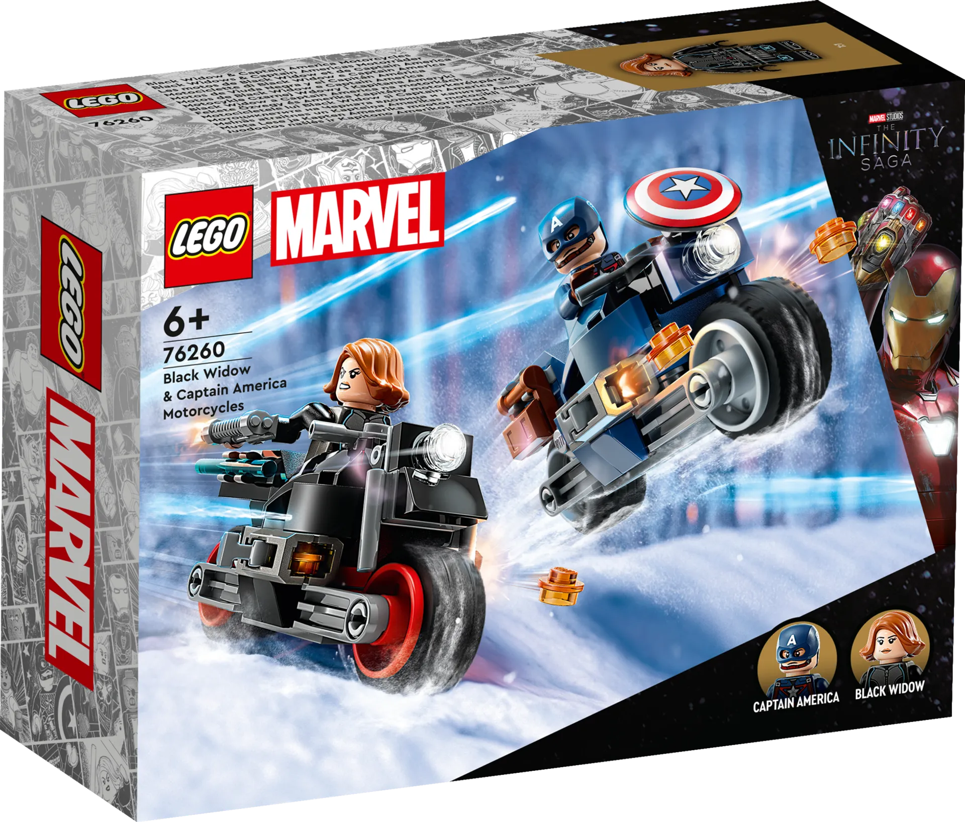 LEGO Marvel Super Heroes 76260 Black Widow ja Captain America - 1