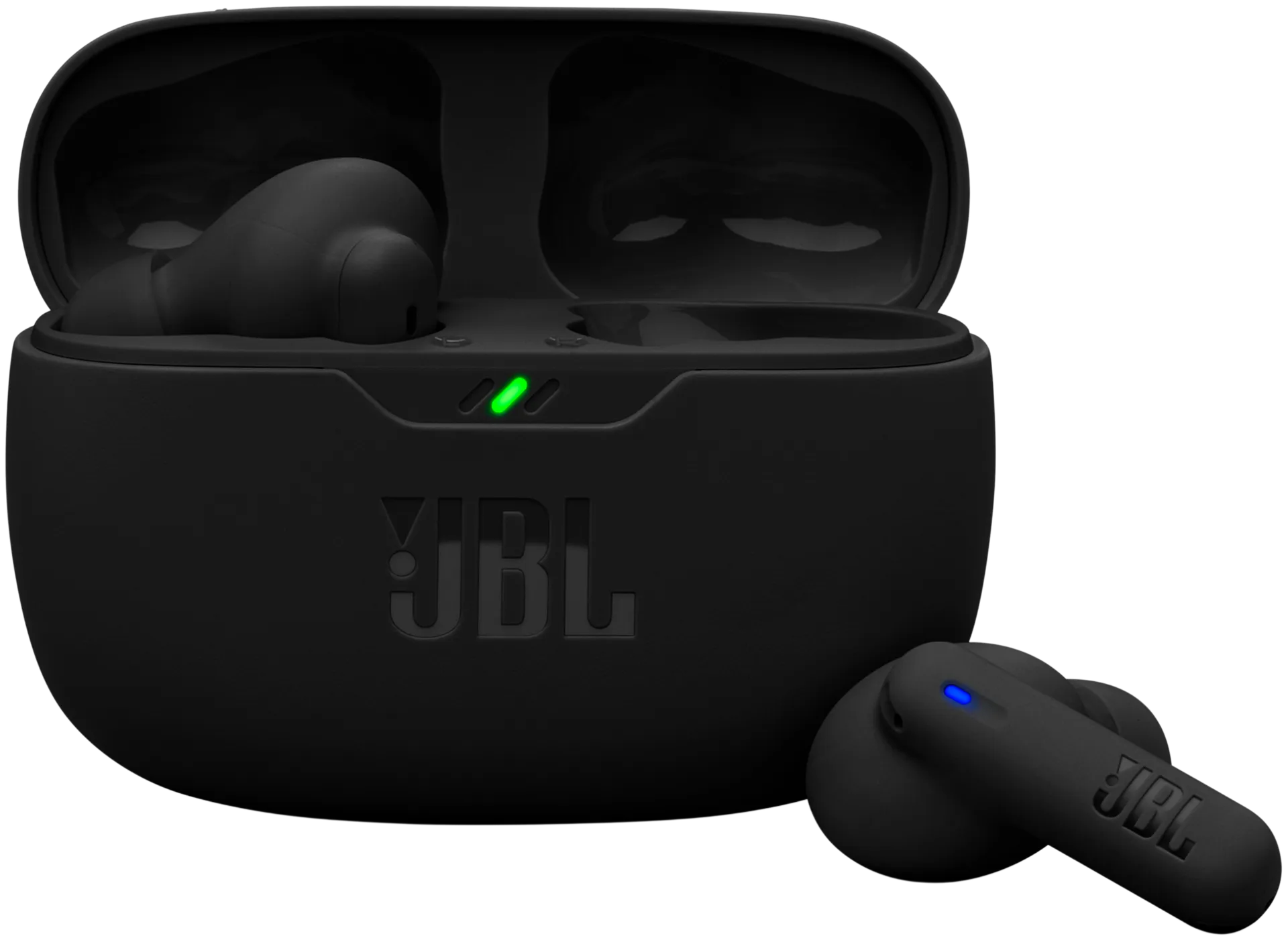 JBL Bluetooth vastamelunappikuulokkeet Vibe Beam 2 musta - 1