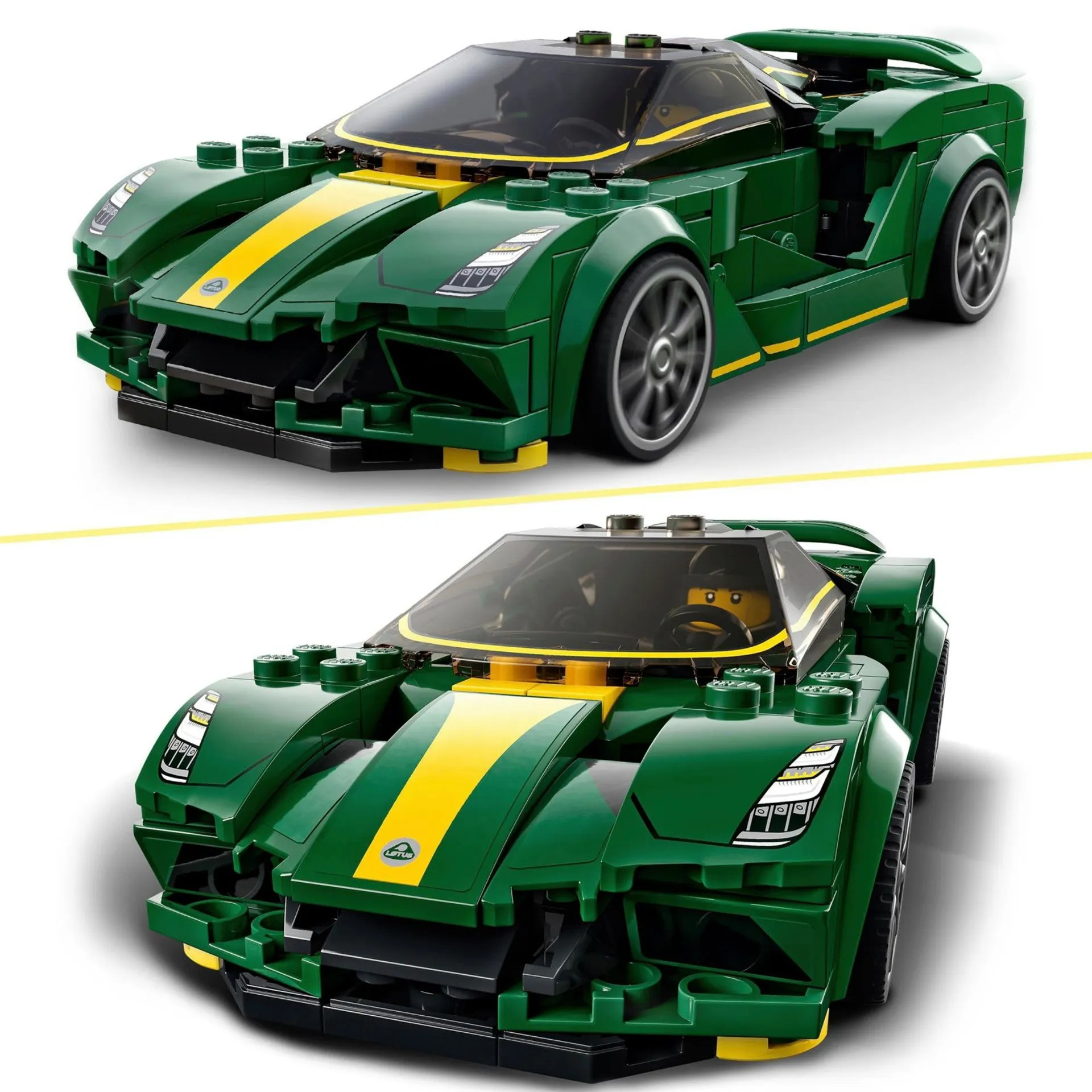 LEGO® Speed Champions Lotus Evija 76907 Auton pienoismallin rakennussarja; Upea hyperautolelu lapsille ja autofaneille 8-vuotiaasta alkaen (247 osaa) - 3