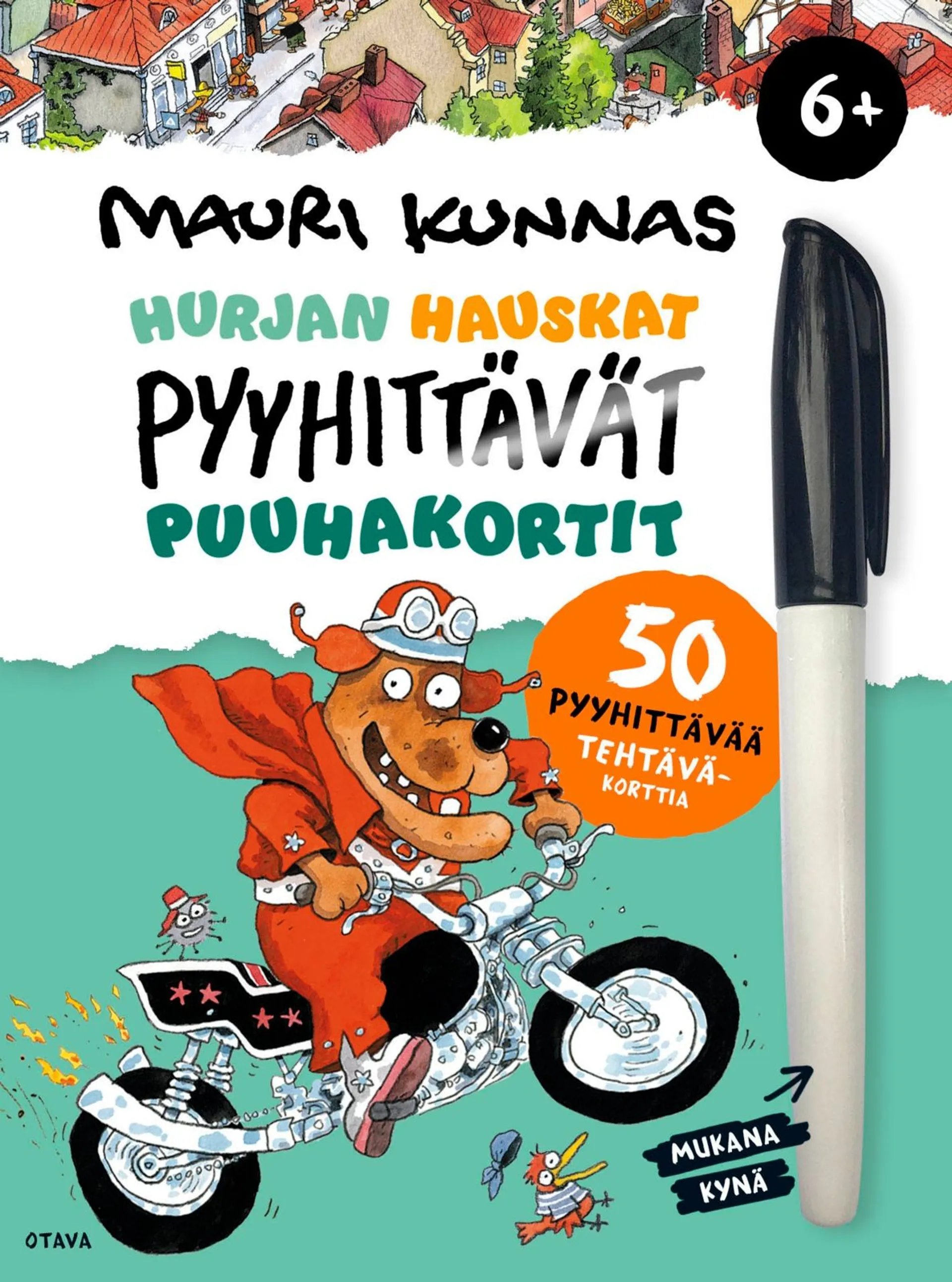 Kunnas, Hurjan hauskat pyyhittävät puuhakortit