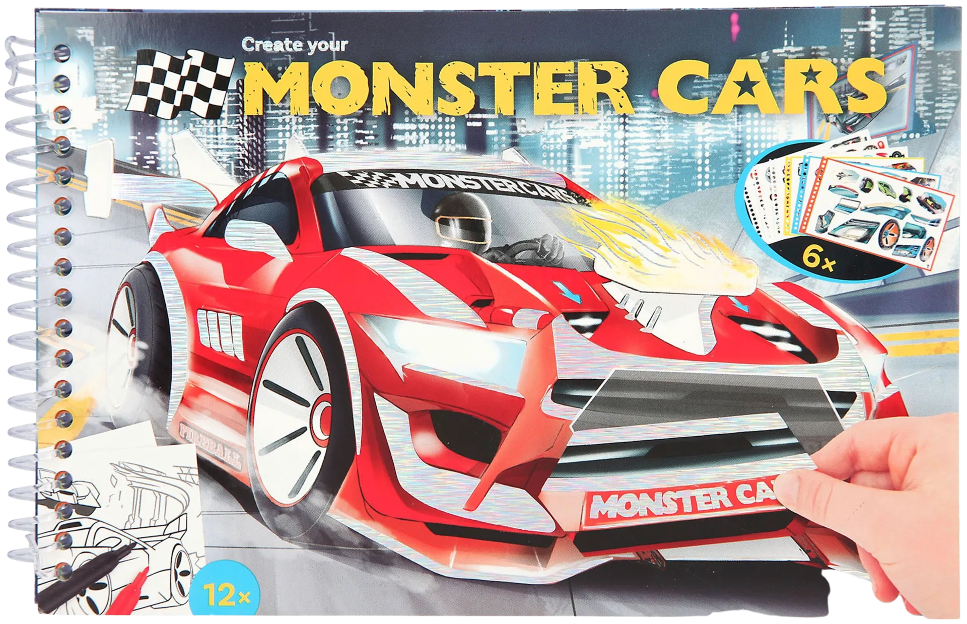 Monster Cars Taskuvärityskirja - 1