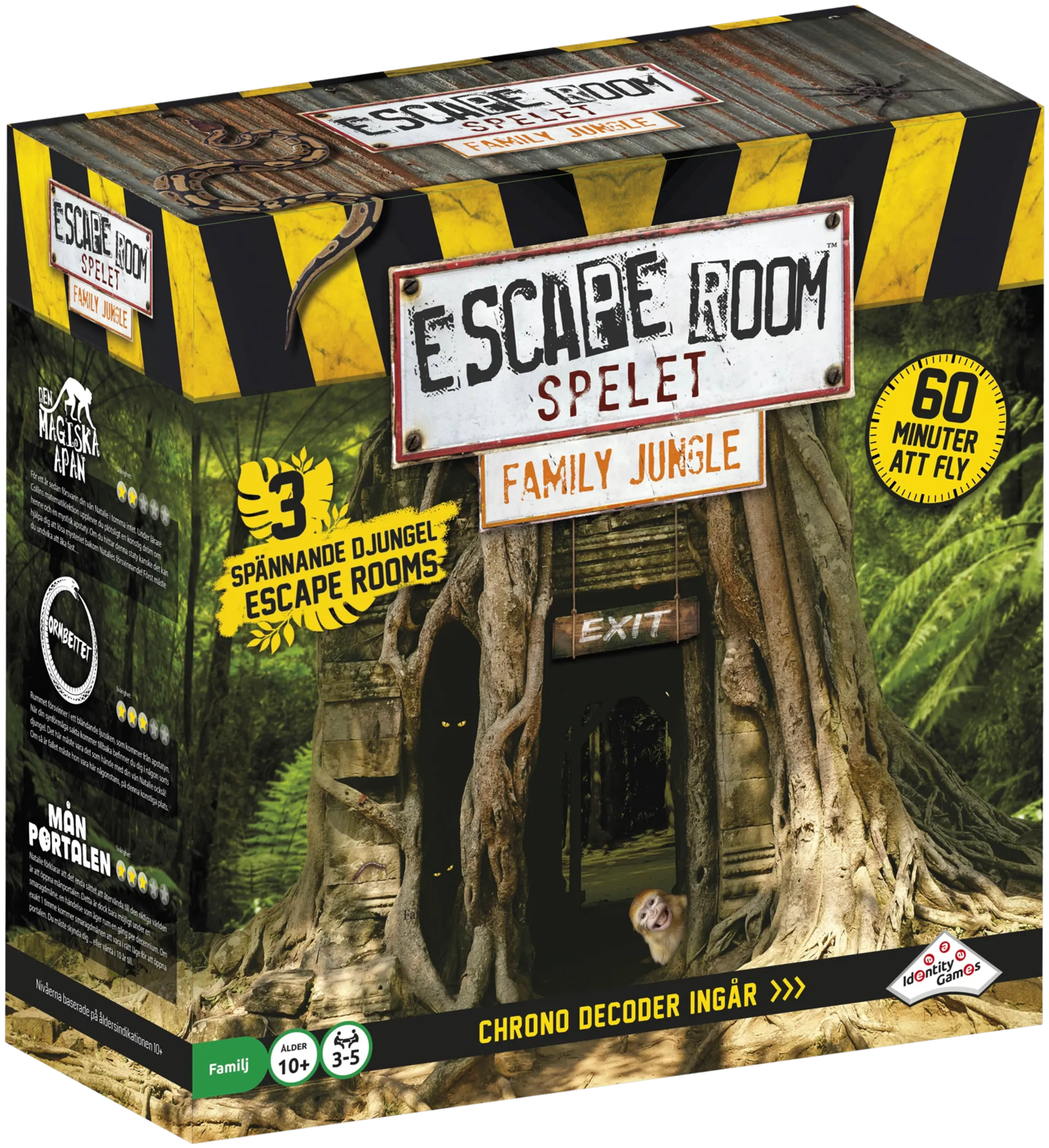 Escape Room Family Jungle -pakohuonepeli ruotsinkielinen - 1