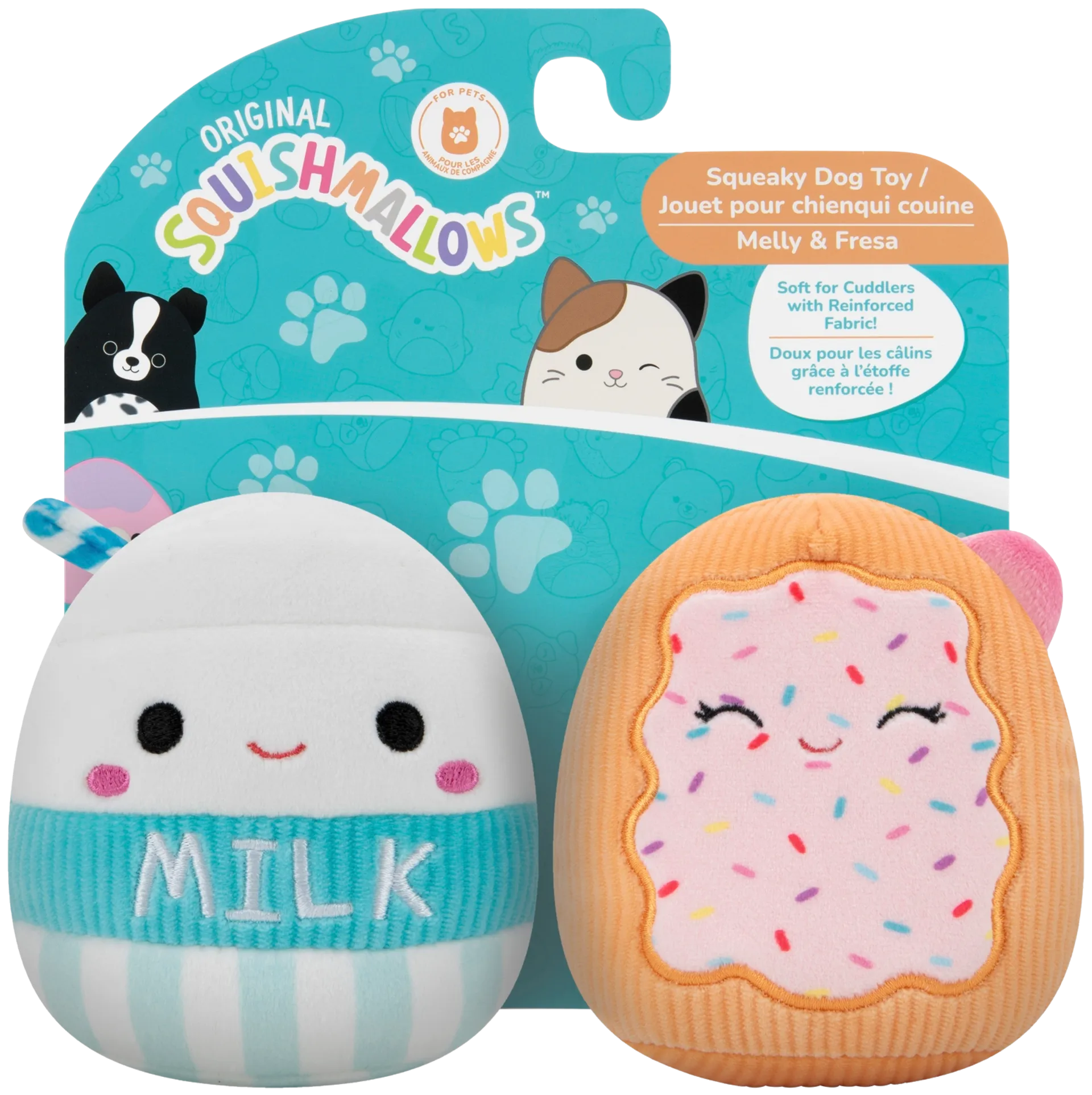 Squishmallows pehmolelu Squeaky tuplapakkaus 9 cm, erilaisia - 7