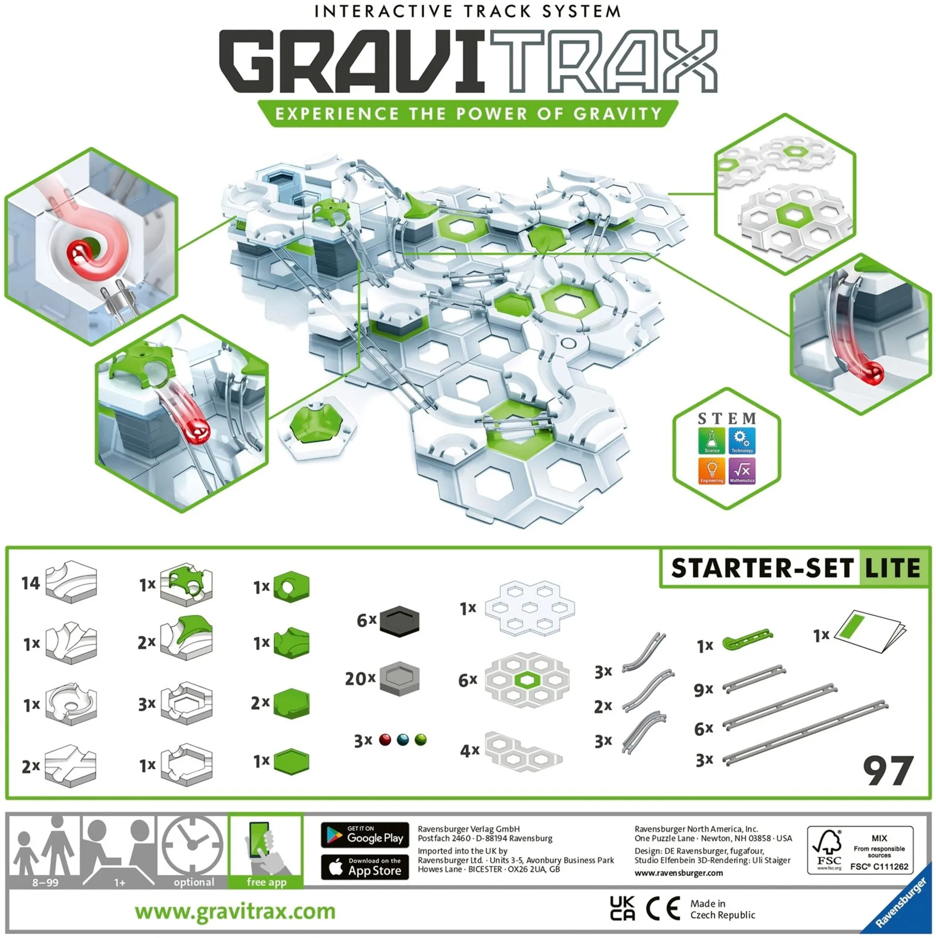 Ravensburger Gravitrax Starter-Set Lite World - 3