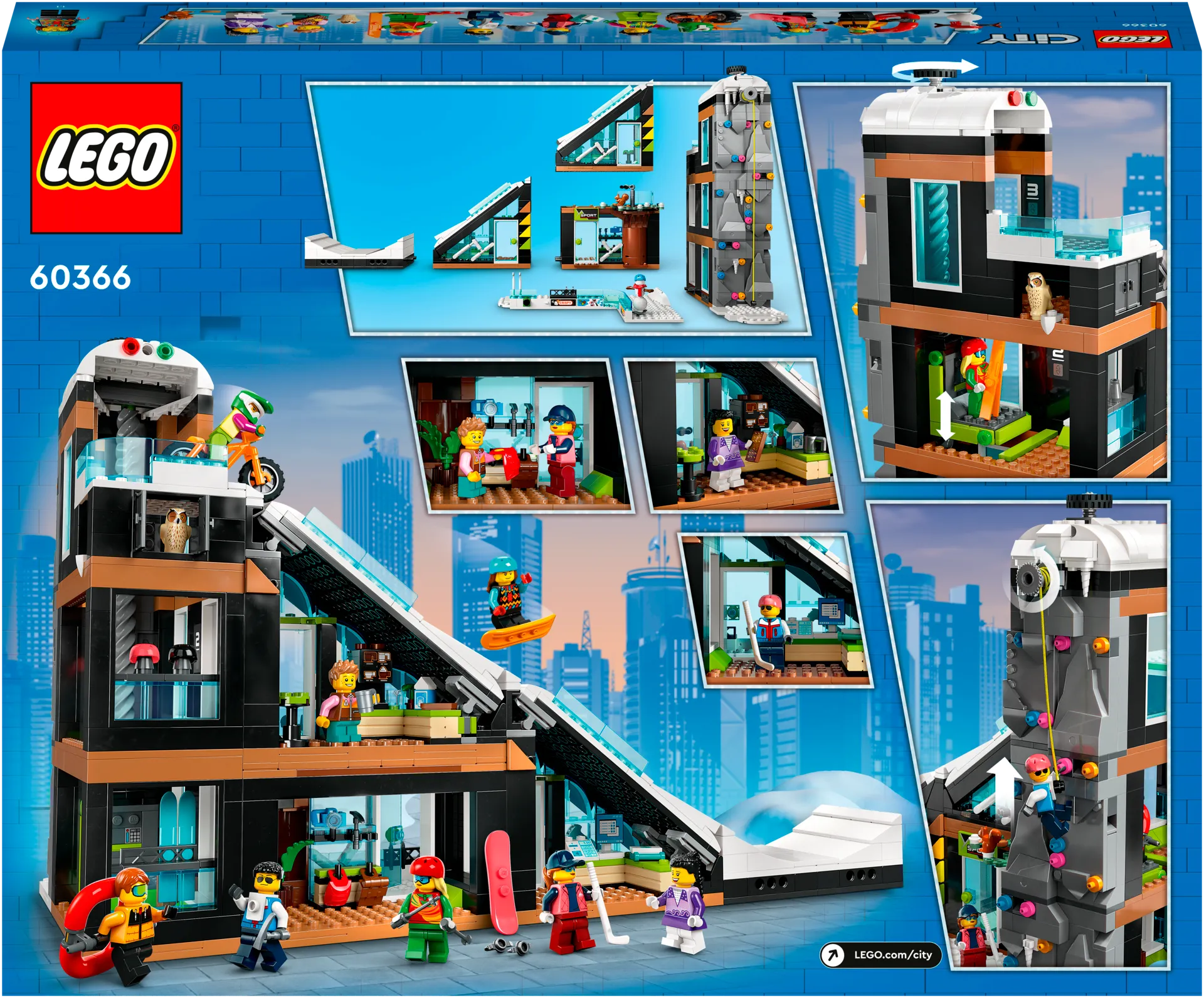LEGO® City 60366 Laskettelu ja kiipeilykeskus - 3