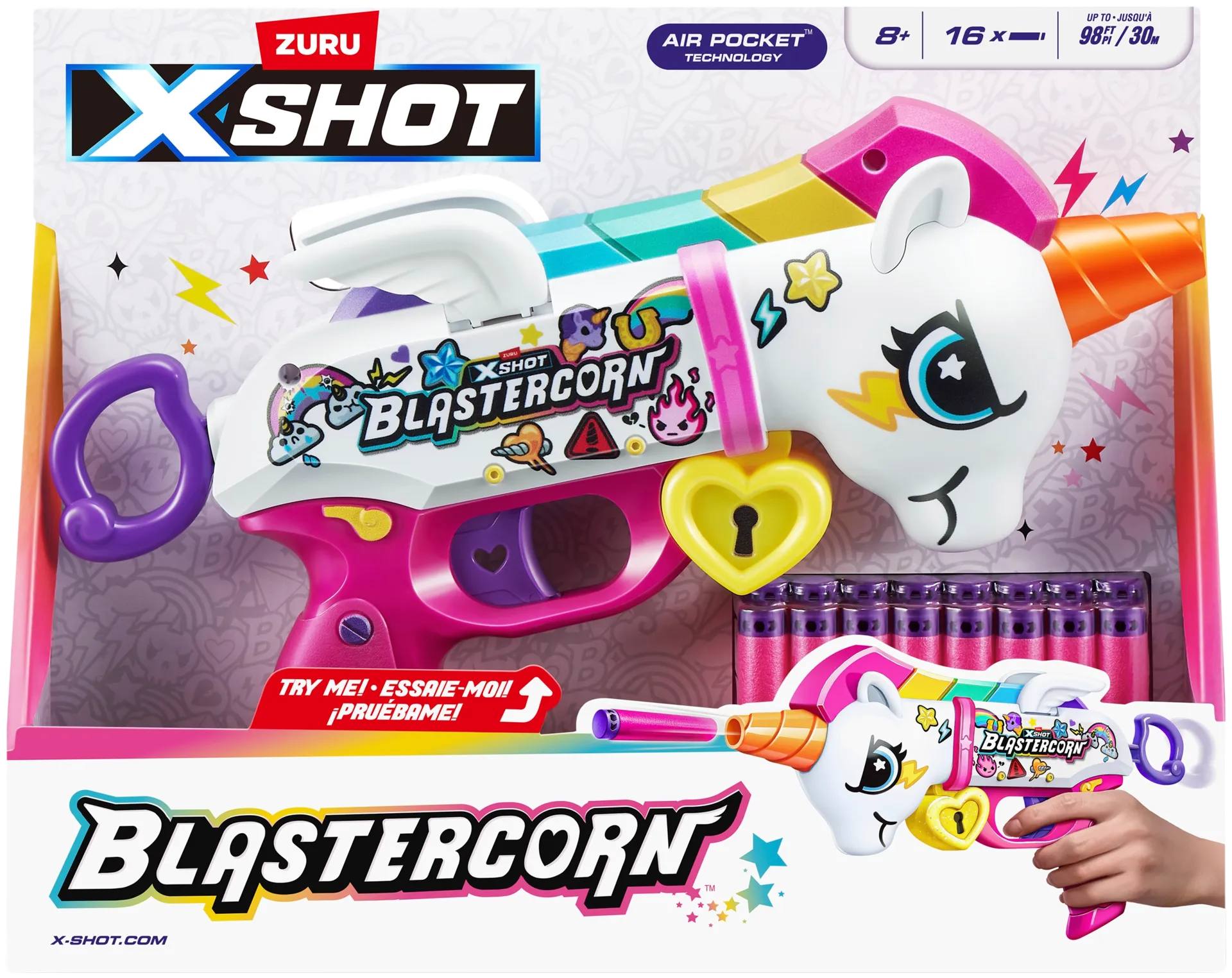 X-Shot yksisarvisase Blastercorn Unicorn - 2