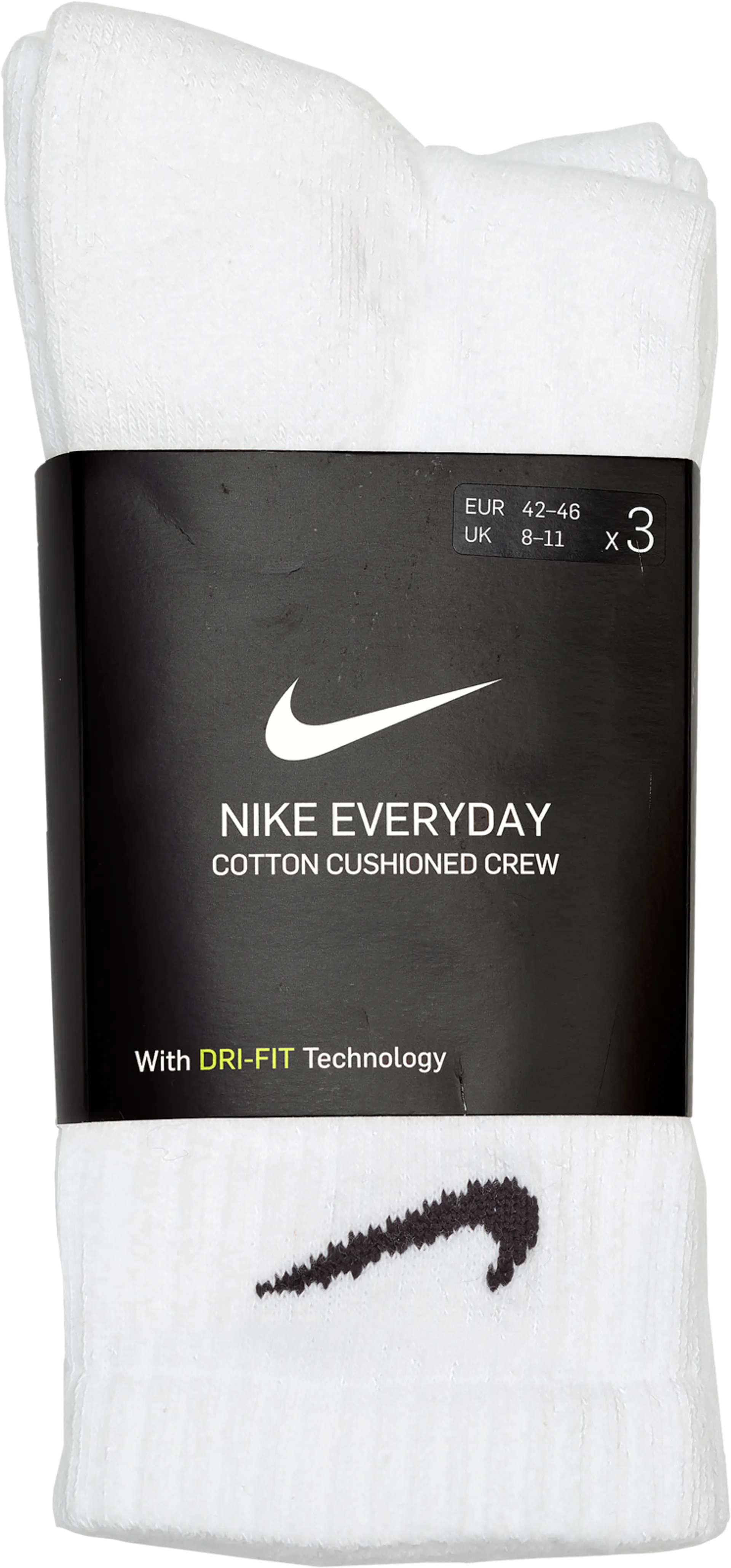 Nike urheilusukat SX7664 3-pack - WHITE - 1