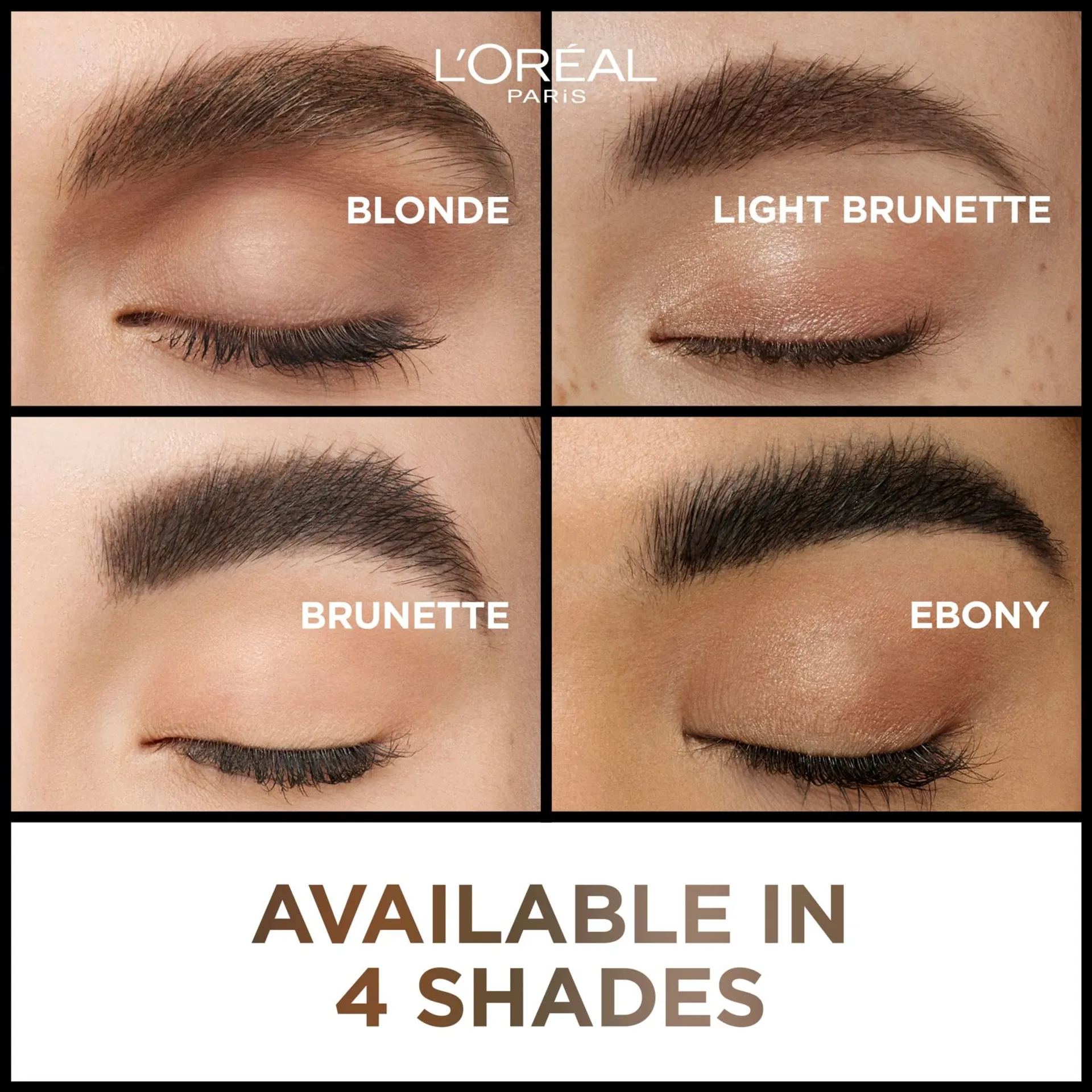 L'Oréal Paris Infaillible Brows 24H Volumizing Mascara 1.0 Ebony kulmamaskara 5ml - 6
