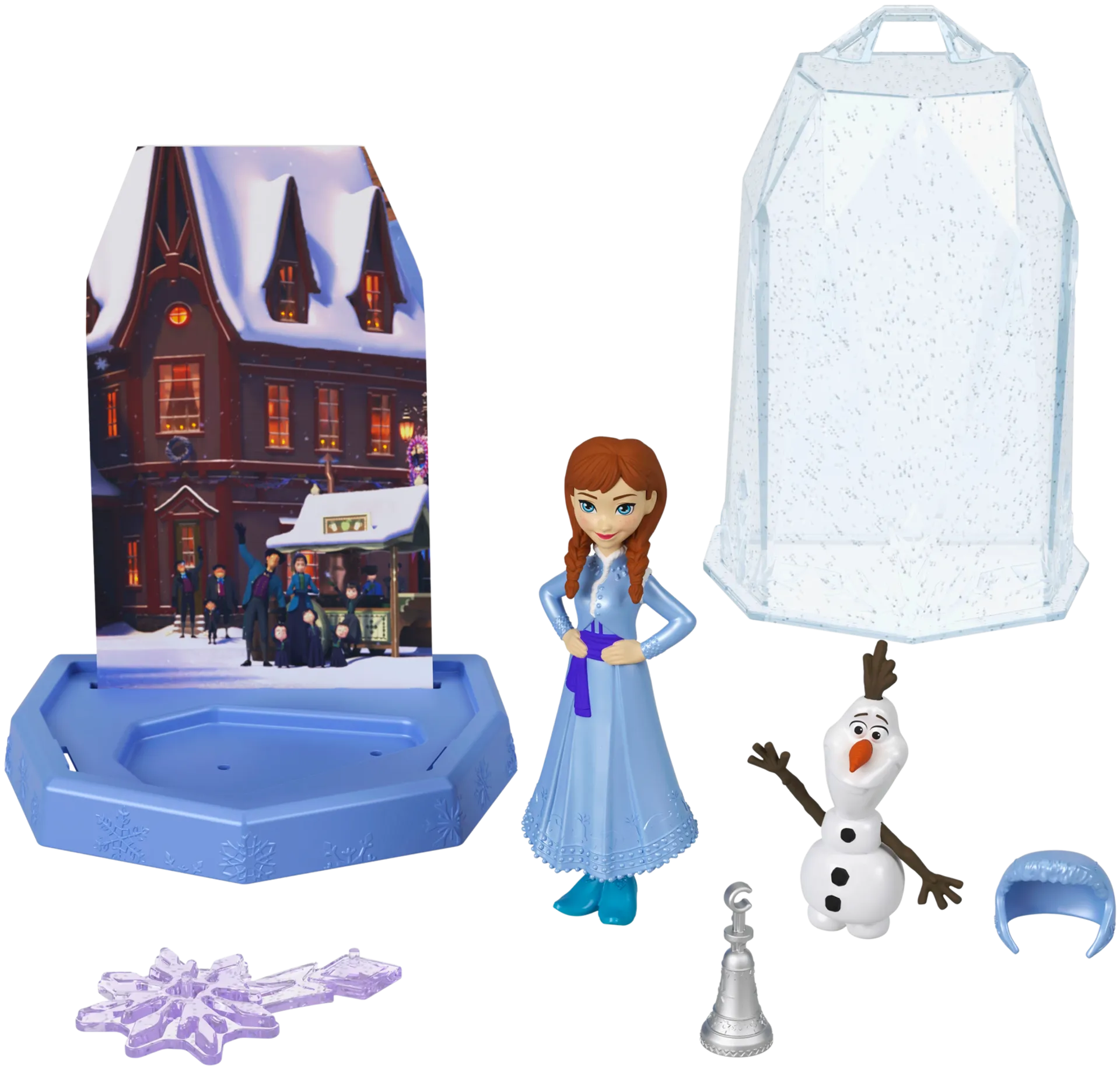 Disney Princess pikkunukke yllätyspakkauksessa Frozen Ice Reveal Squishy, erilaisia - 8