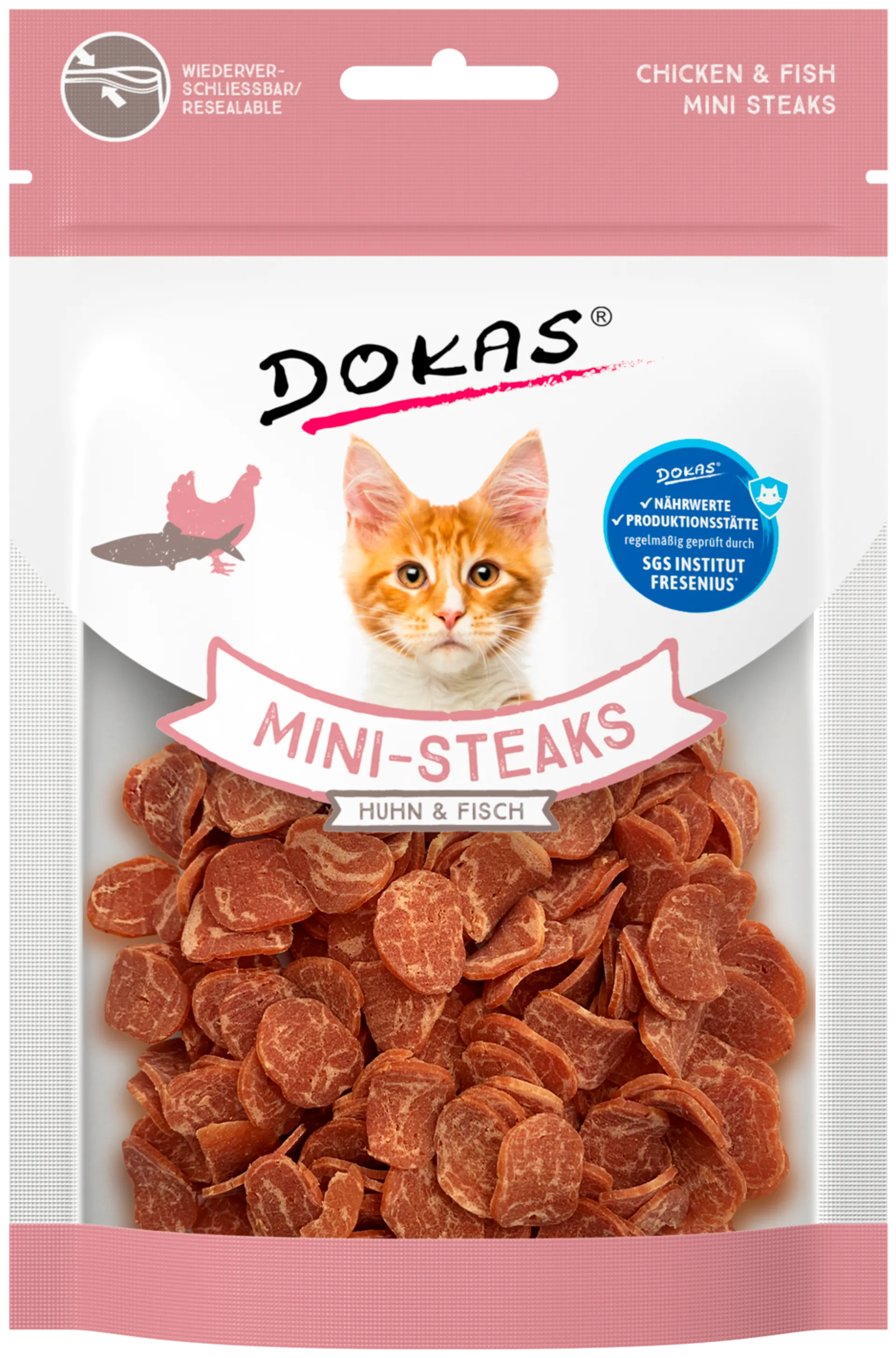 Dokas Kissan minipihvit kana-kala 25g