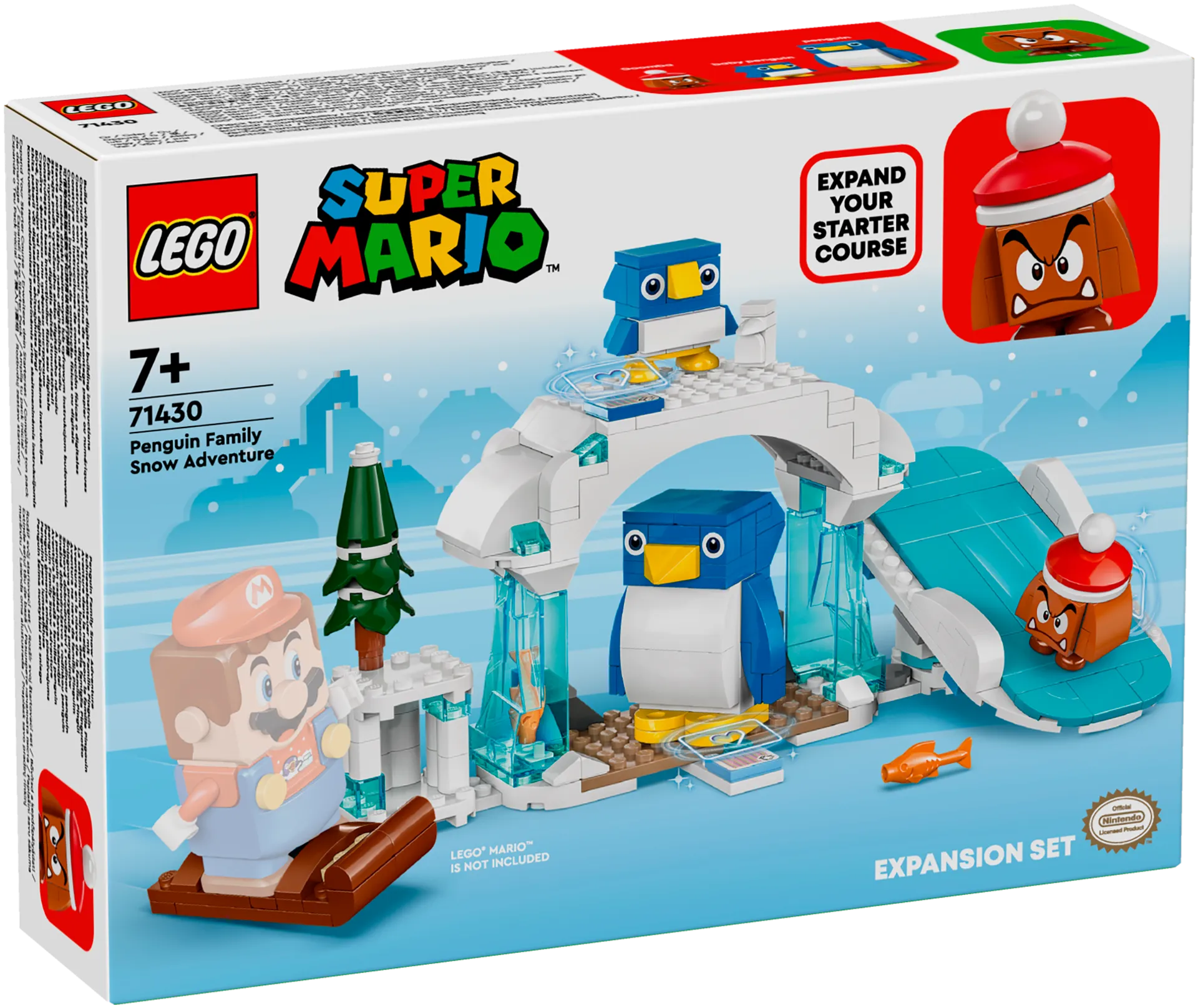 LEGO Super Mario 71430 Penguin-perheen lumiseikkailu laajennussarja - 2