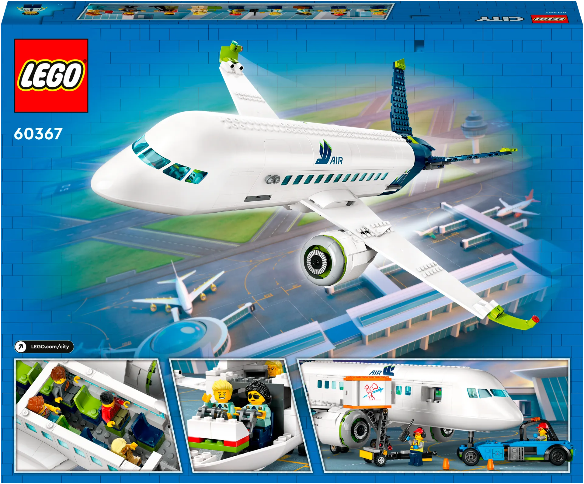 LEGO City Exploration 60367 Matkustajalentokone - 3