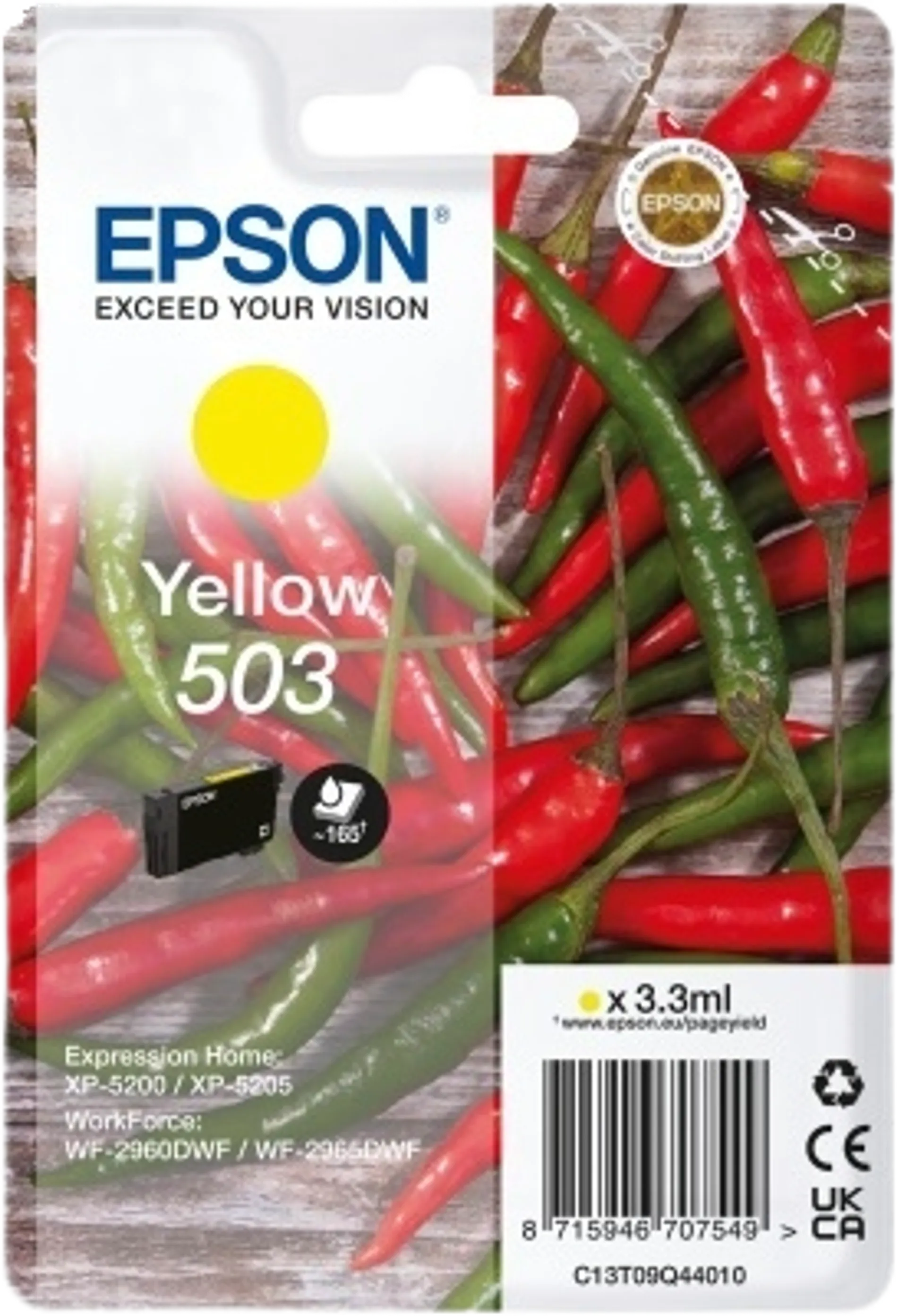 Epson Mustepatruuna 503 keltainen