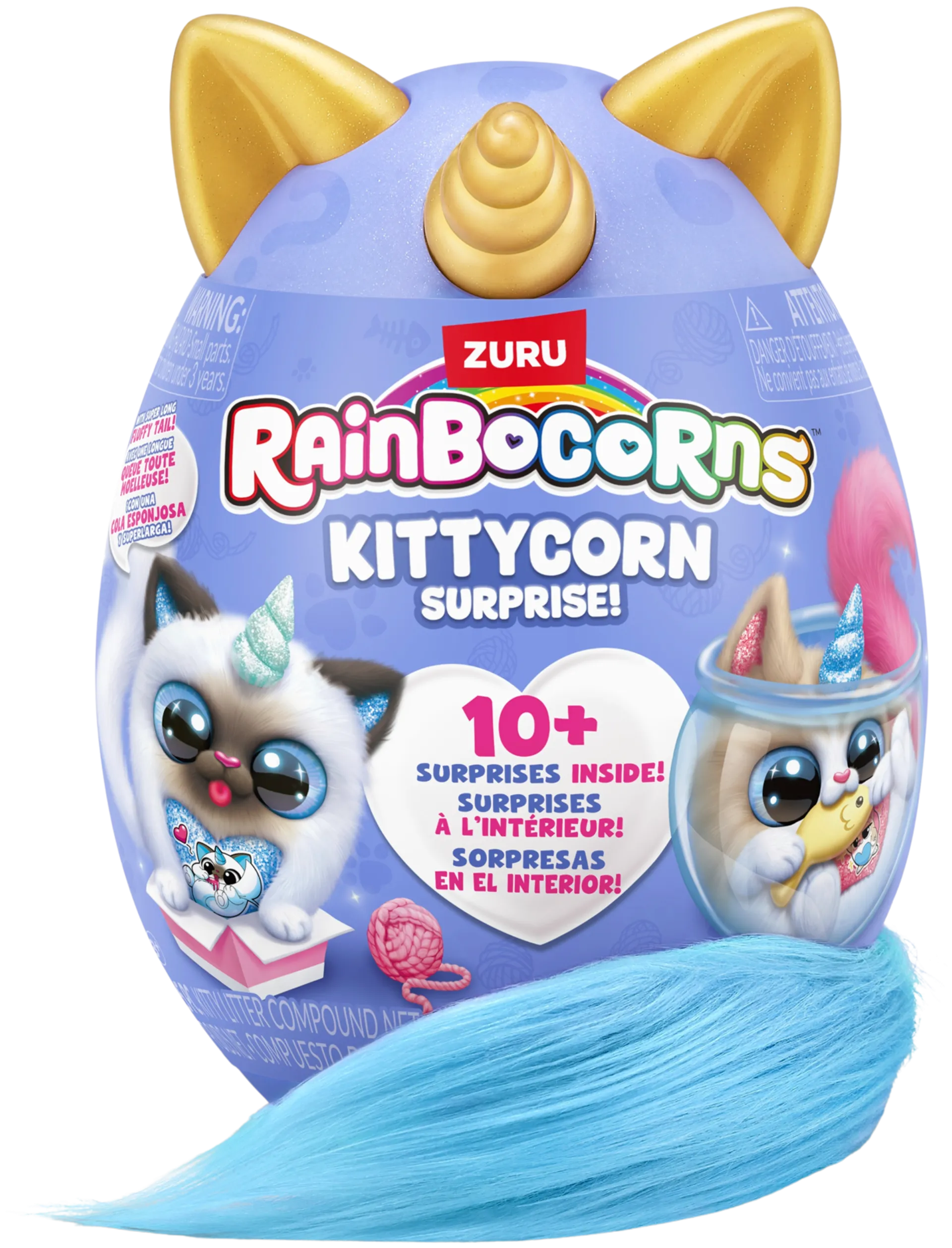 Rainbocorns pehmokissa Kittycorn Surprise, erilaisia - 5