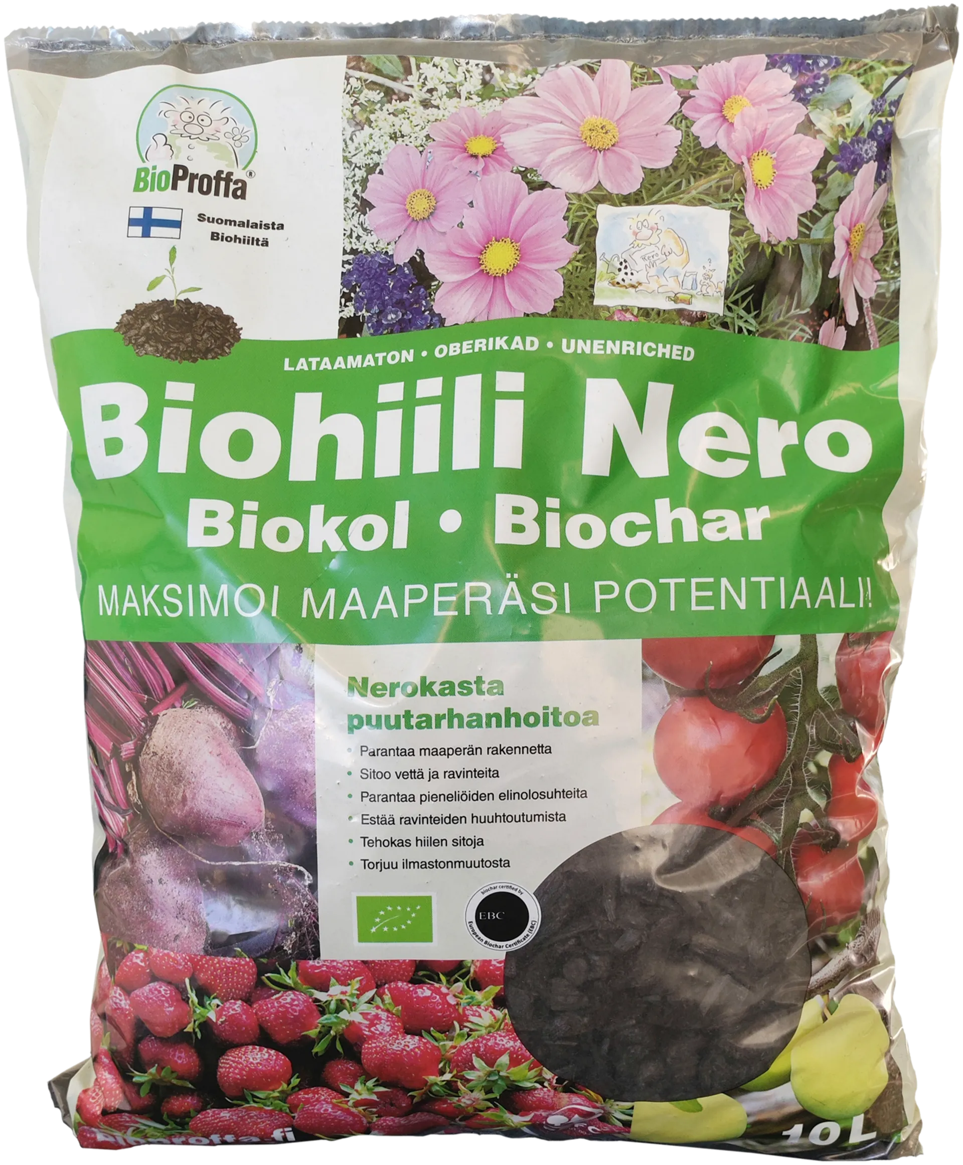 Bioproffa biohiili Nero 10 L