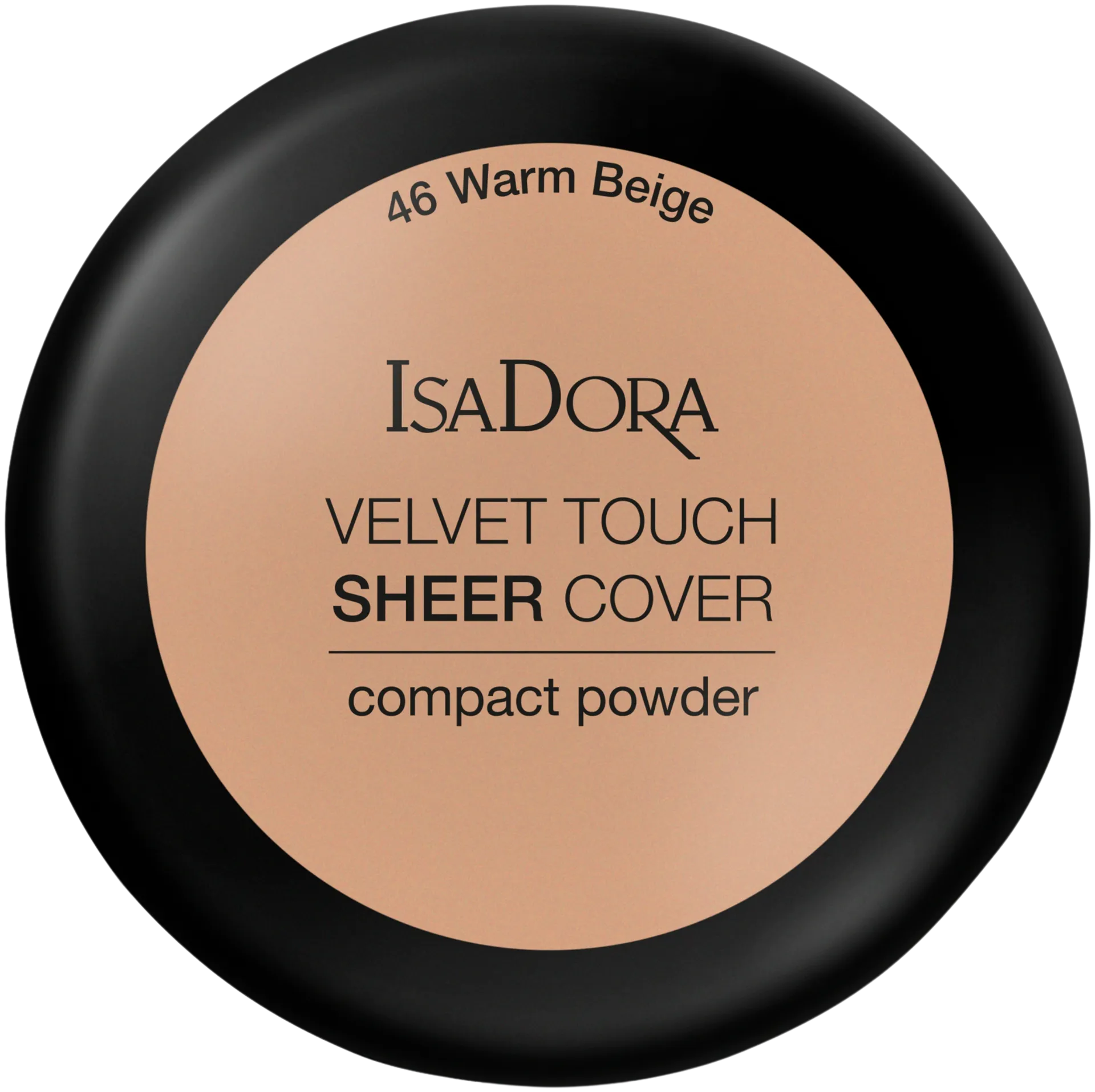 IsaDora Velvet Touch Sheer Cover Compact Powder 10 g kivipuuteri 46 Warm Beige - 2