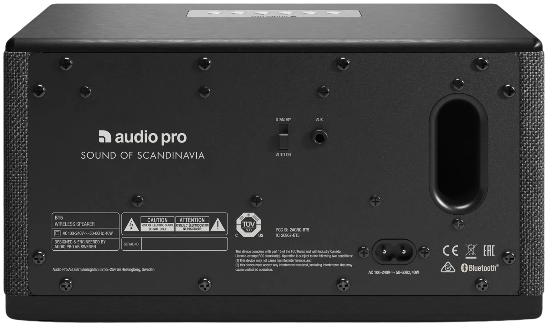 Audio Pro Bluetooth-kaiutin BT5 musta - 6
