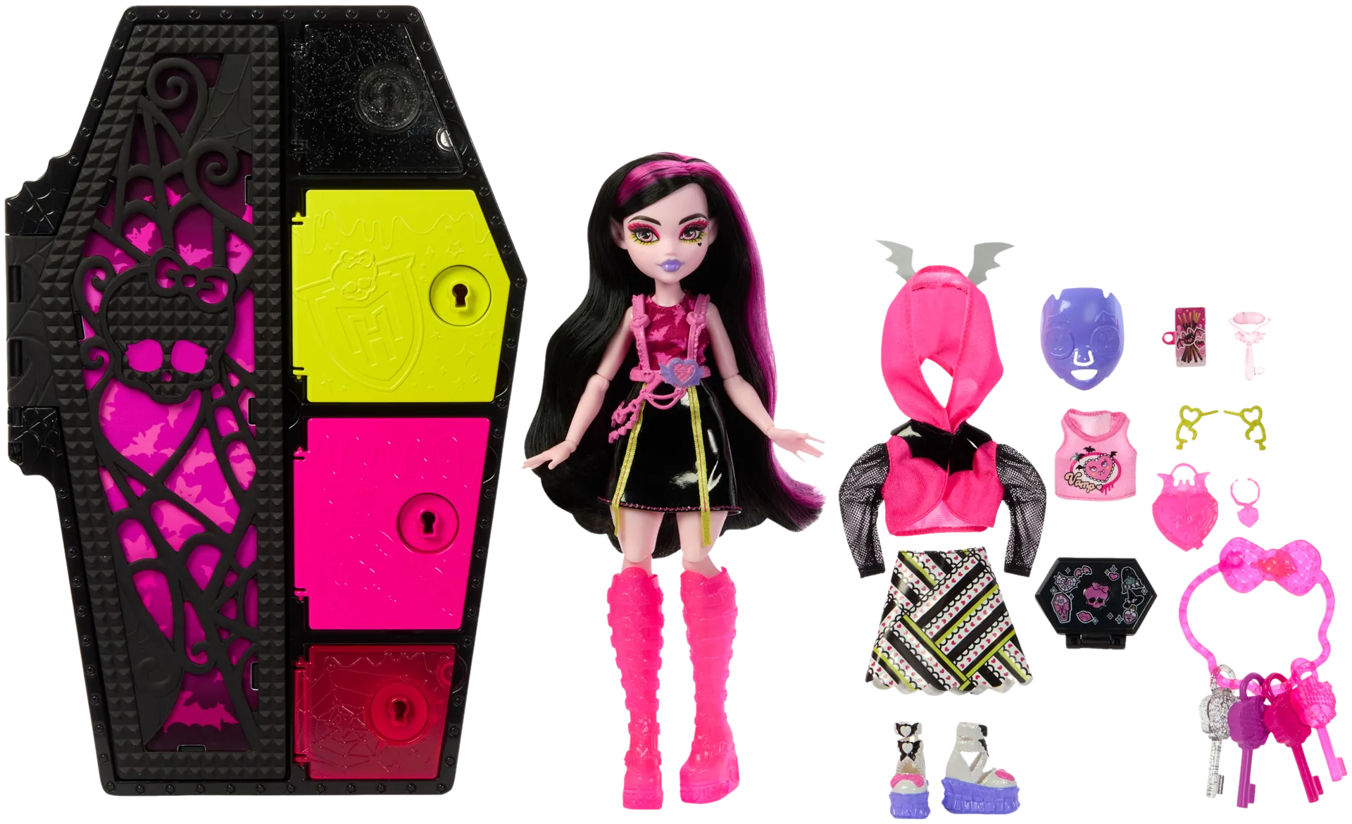 Monster High Skulltimate Secrets Draculaura -muotinukke - 2