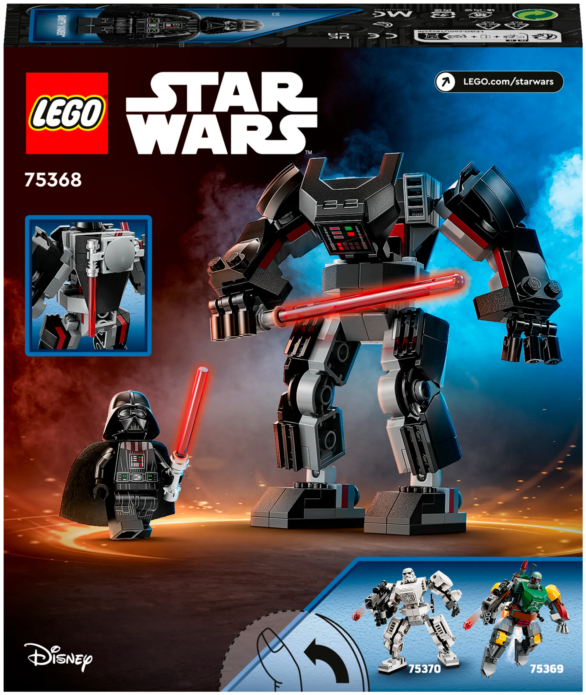 LEGO Star Wars TM 75368 Darth Vader™ robottiasu - 3