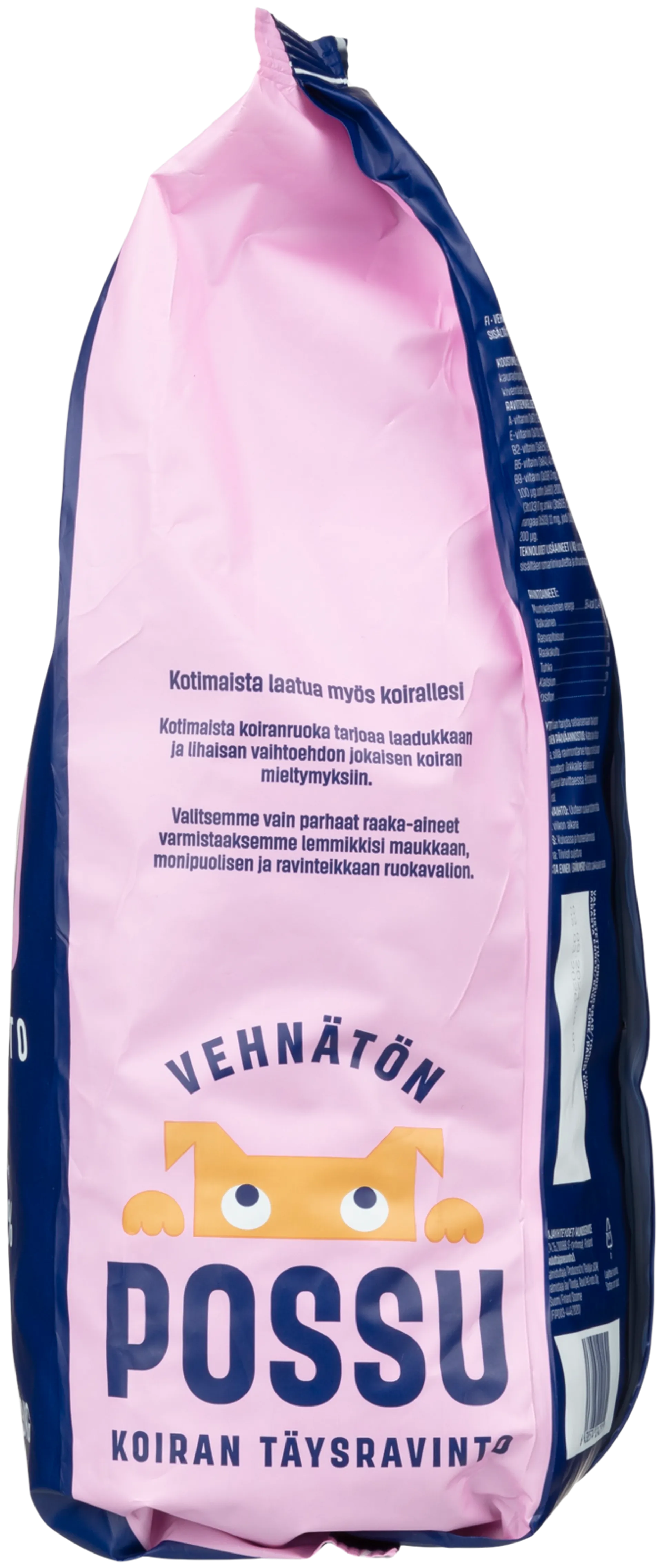 Kotimaista koiran täysravinto possu 3kg - 4