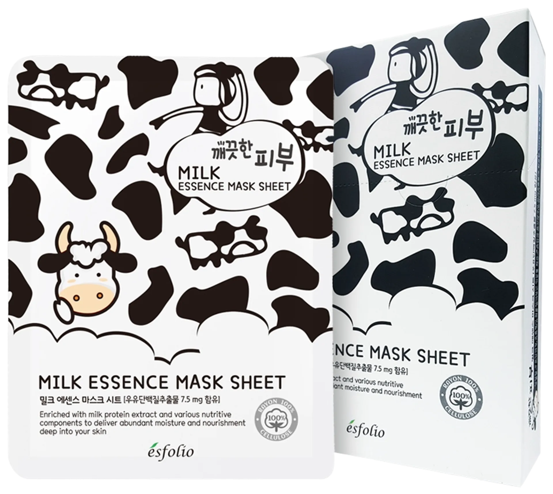 Esfolio milk essence sheet mask-kangasnaamio