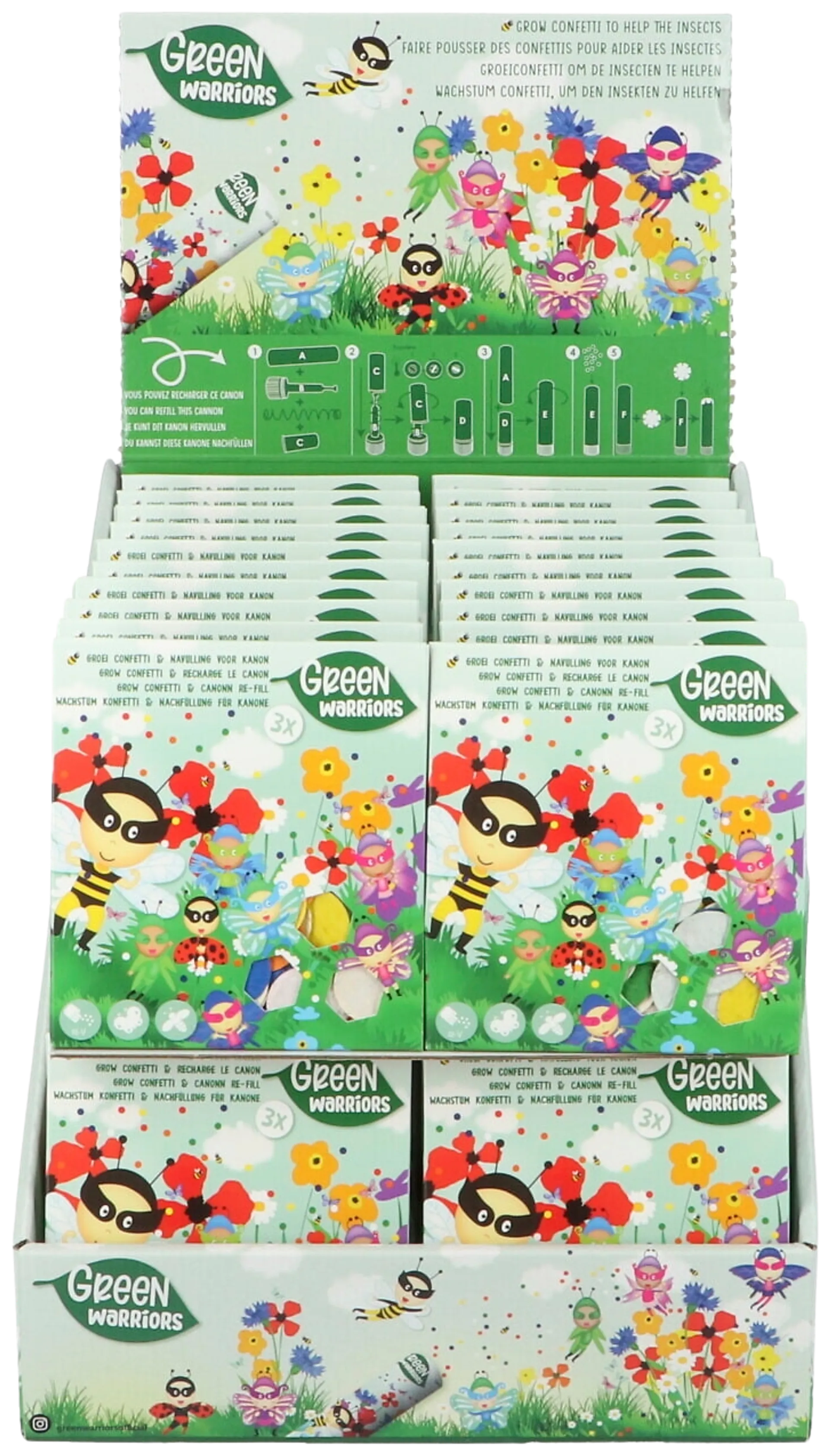 Green Warriors® kukkasiemenkonfettien täyttöpakkaus - 5
